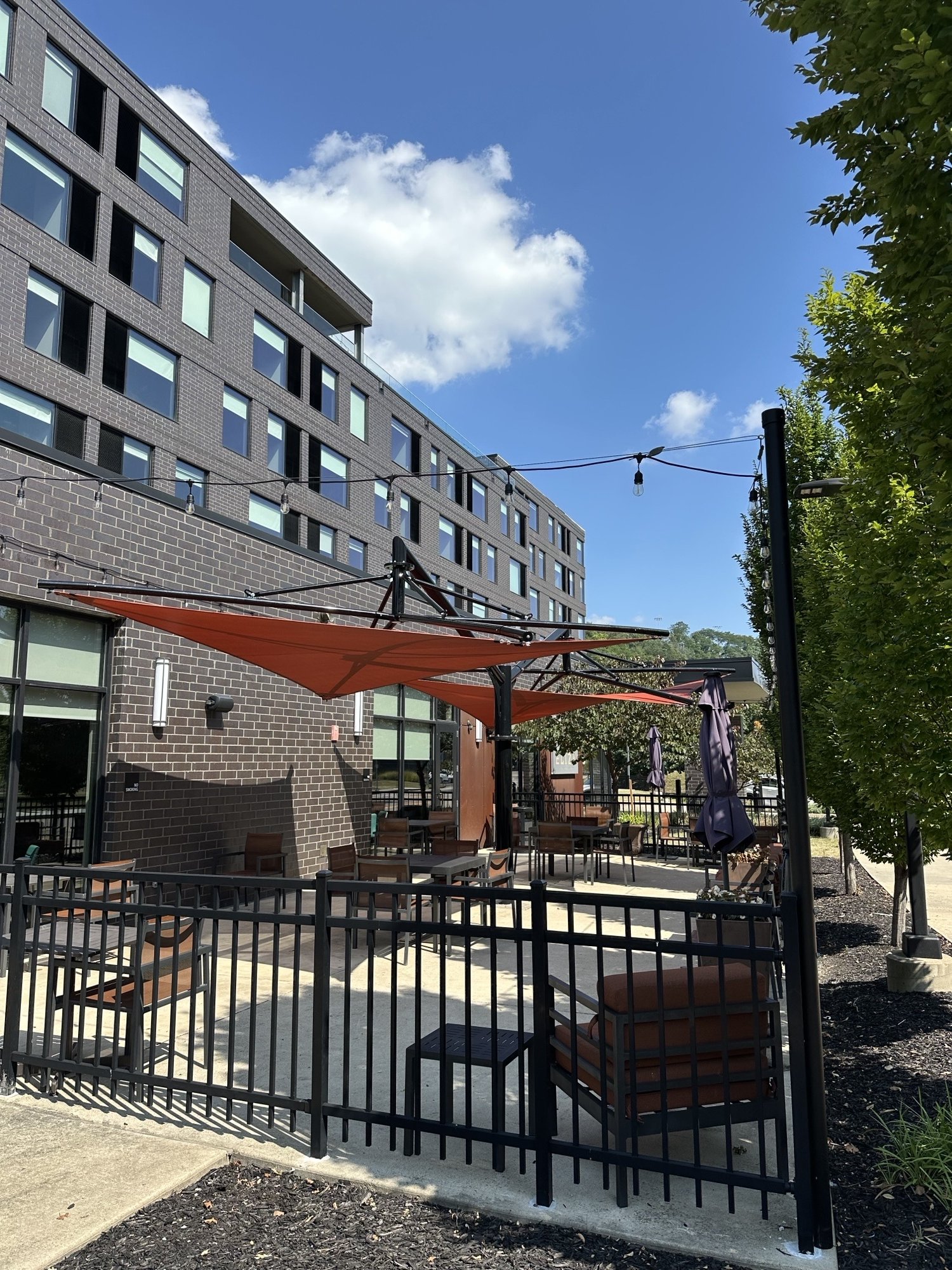 Hotel Indigo Shade Structure 
