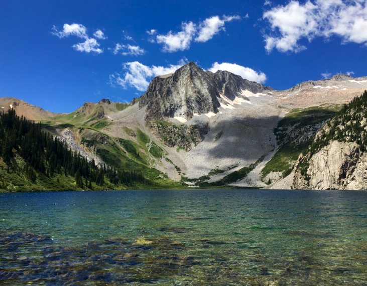 Beautiful photo of the four pass loop in Colorado (including capitol Creek Circuit) for hiking.