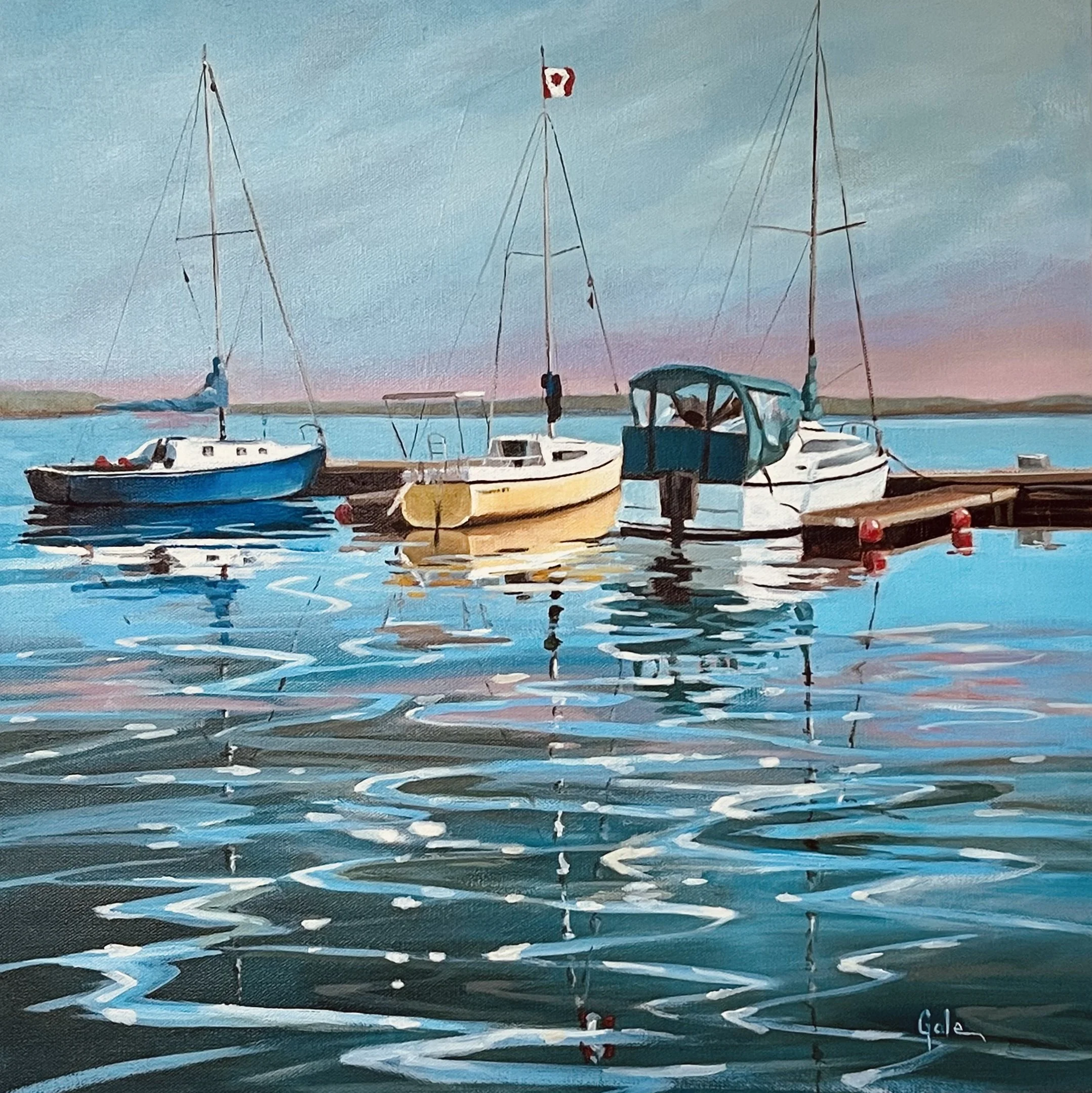 Sunset at the Yacht Club