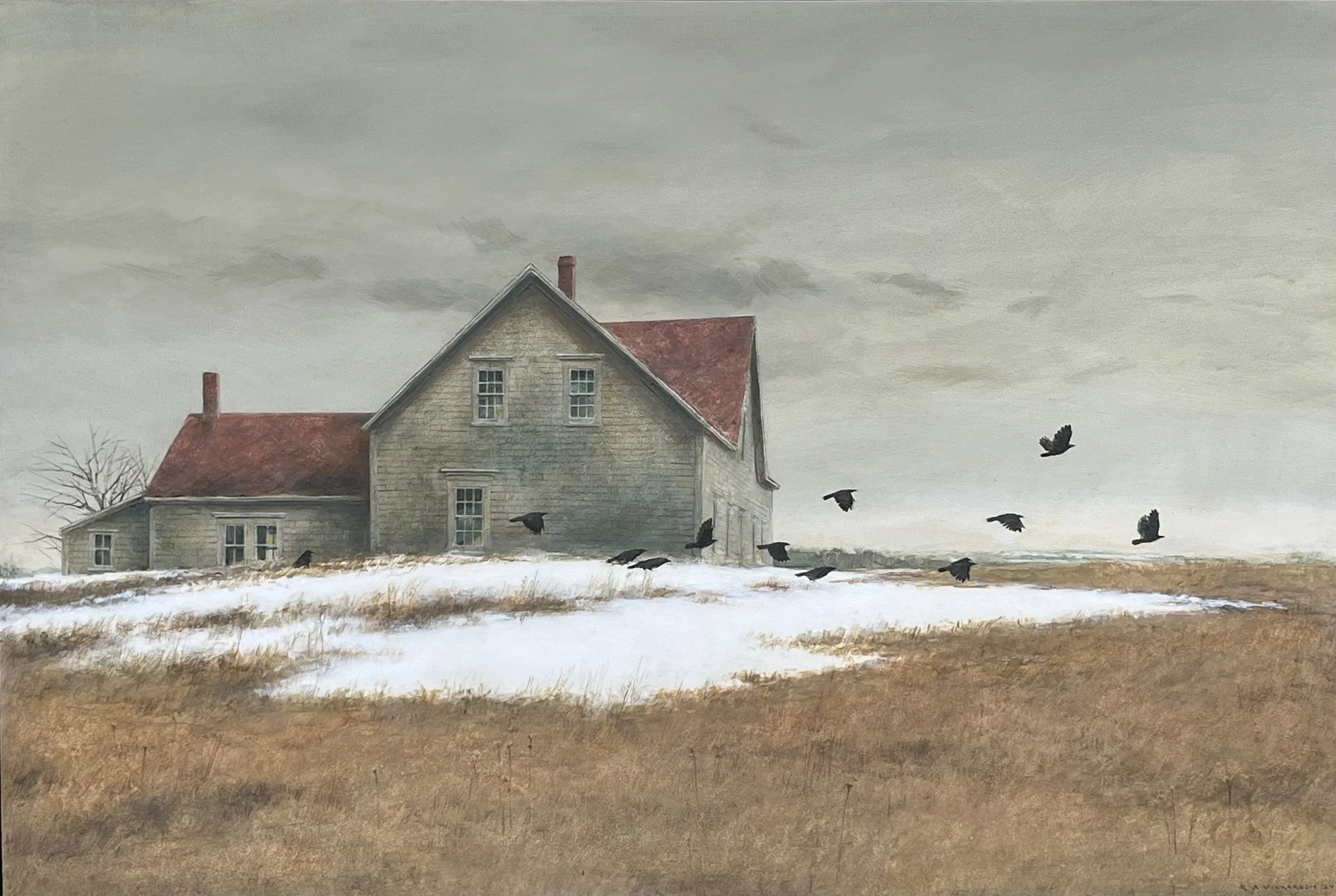 LAST SNOW SOUTH MELVILLE 24 X 36.jpg