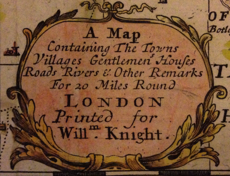 Detail: Knight, W. (1710). Decorated Nameplate.