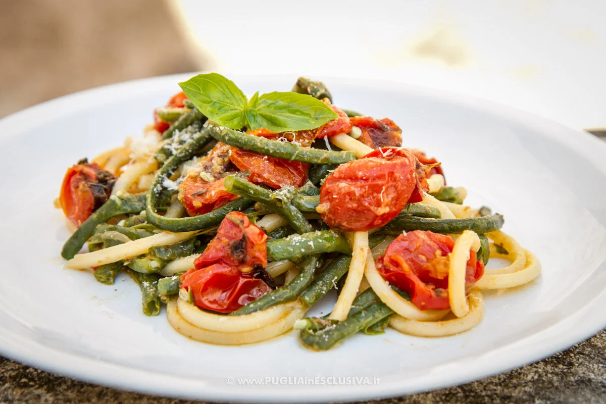  Pasta con fagiolini: ricetta pugliese. Immagine thanks to  Pugliainesclusiva.it  