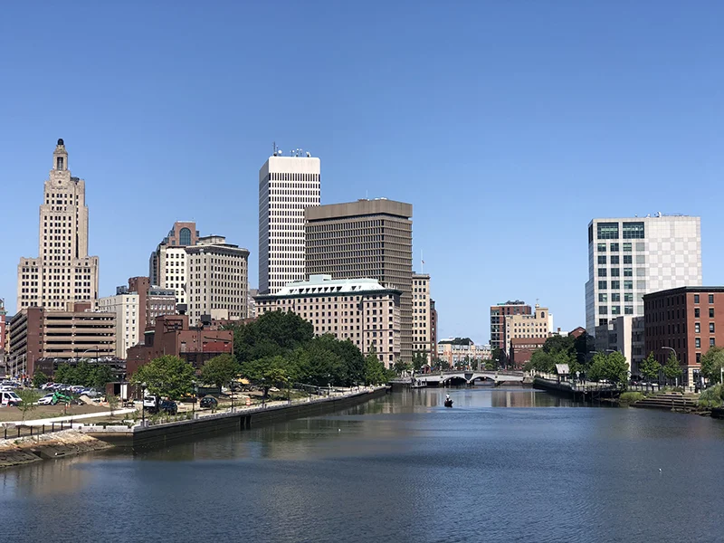 View from the bridge.