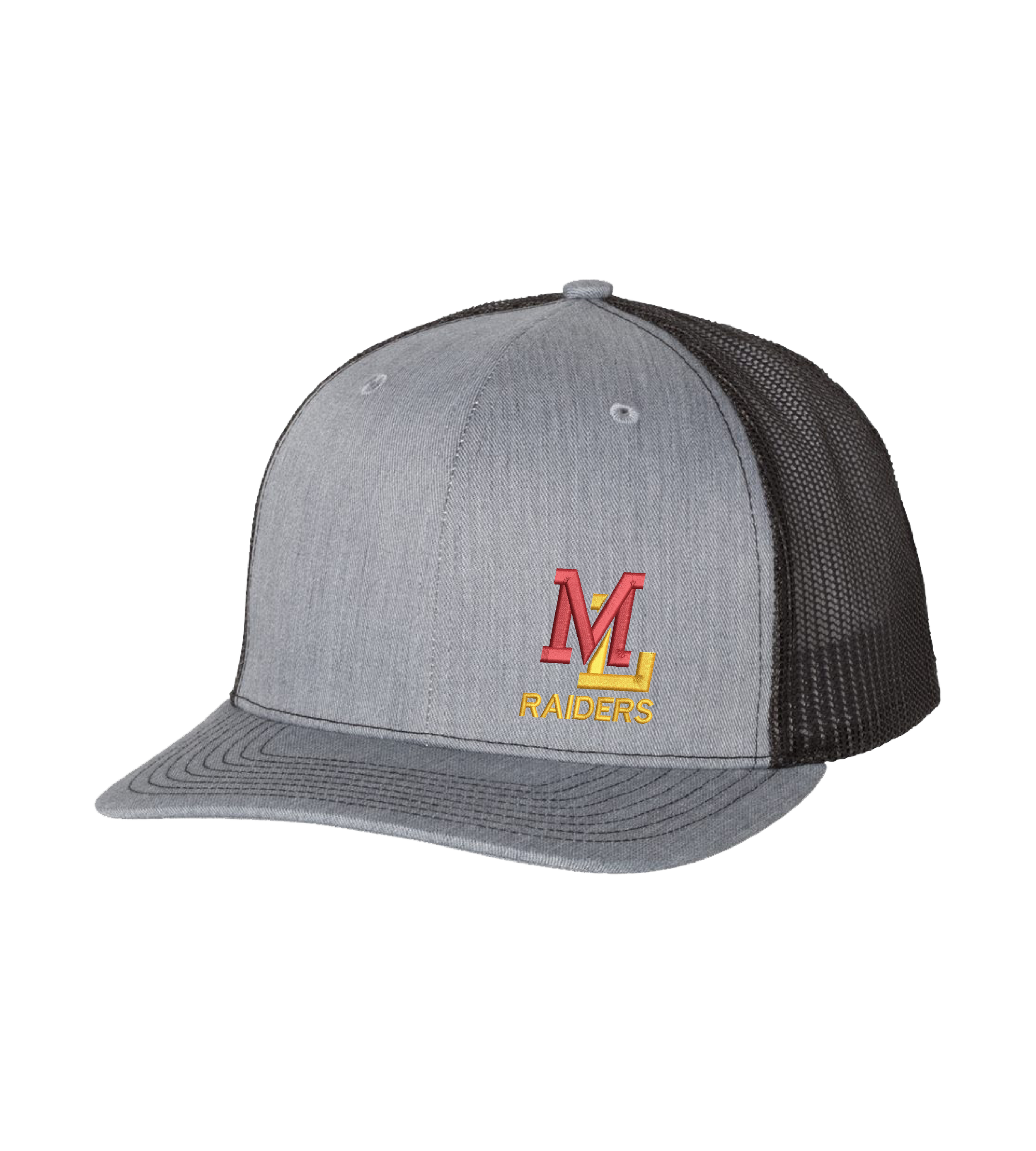 MilleLacsRaiders_ML Logo Emb CAD_112_Htr Grey-Black.png