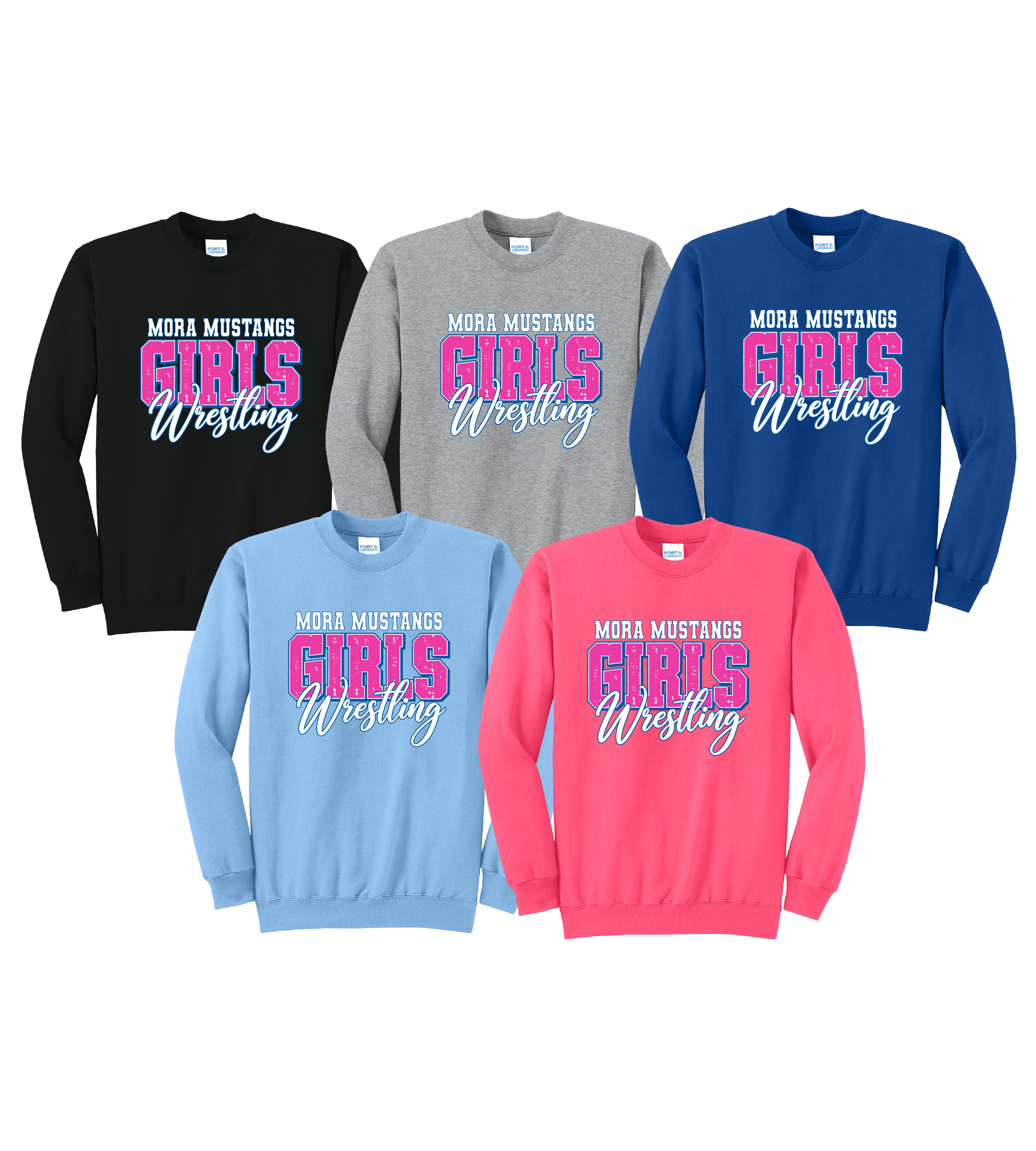 Mora Wrestling MM015 | Core Fleece Crewneck Sweatshirt