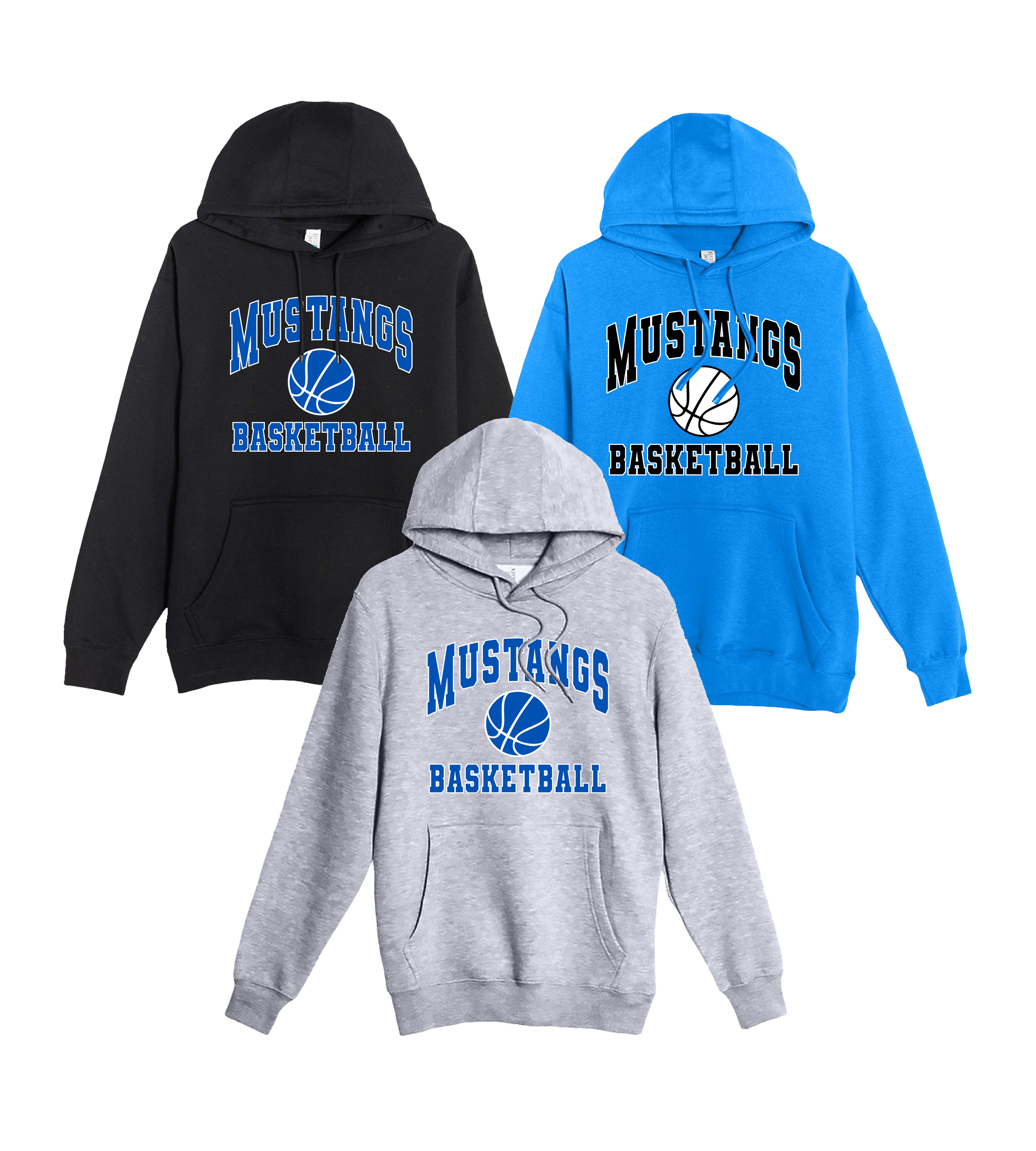 Mora Basketball Icon Arch // Unisex Premium Pullover Hooded Sweatshirt