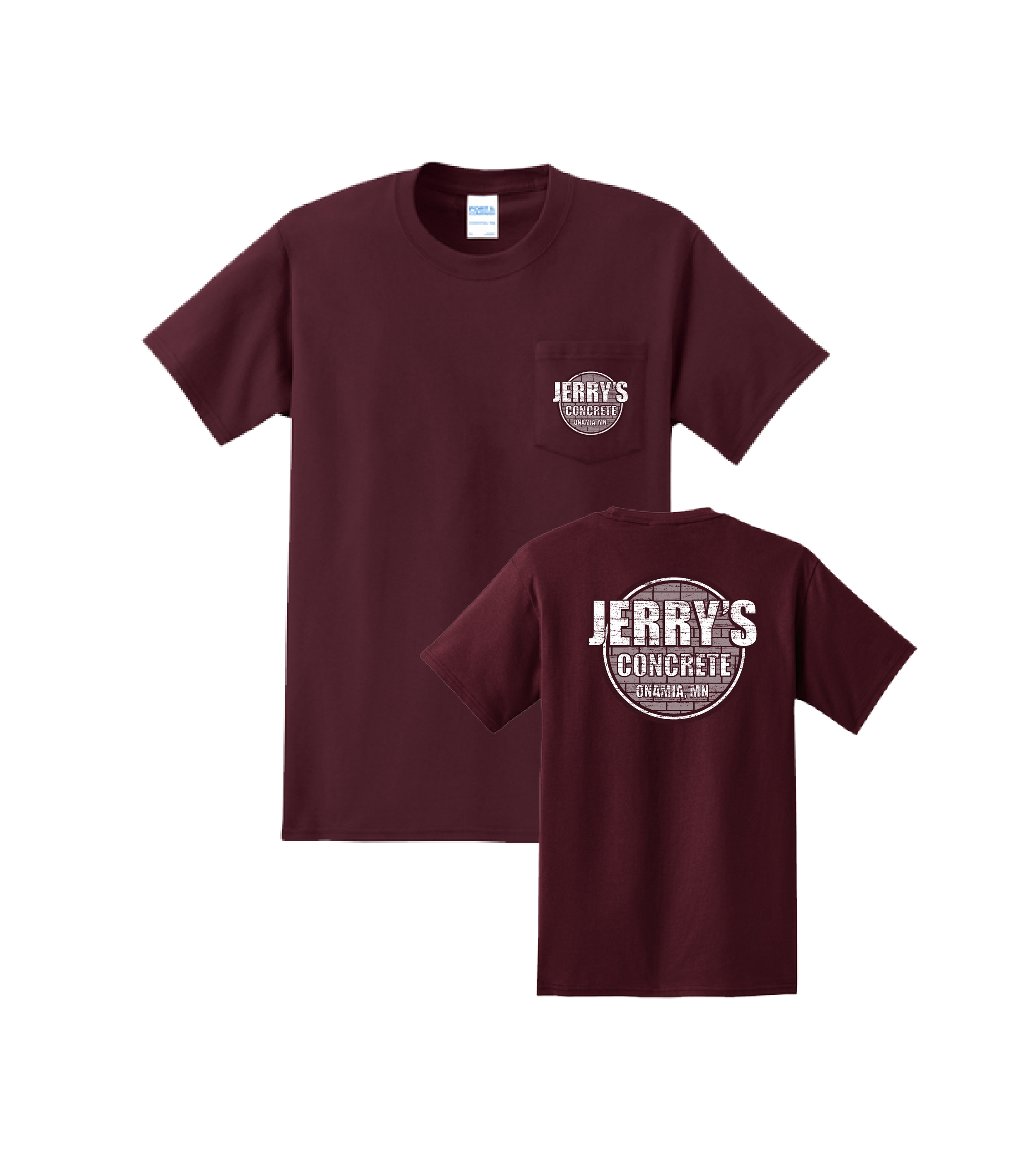Jerry's Concrete_Ole Smoky - Logo CAD_PC61PT_ATHL MAROON.png