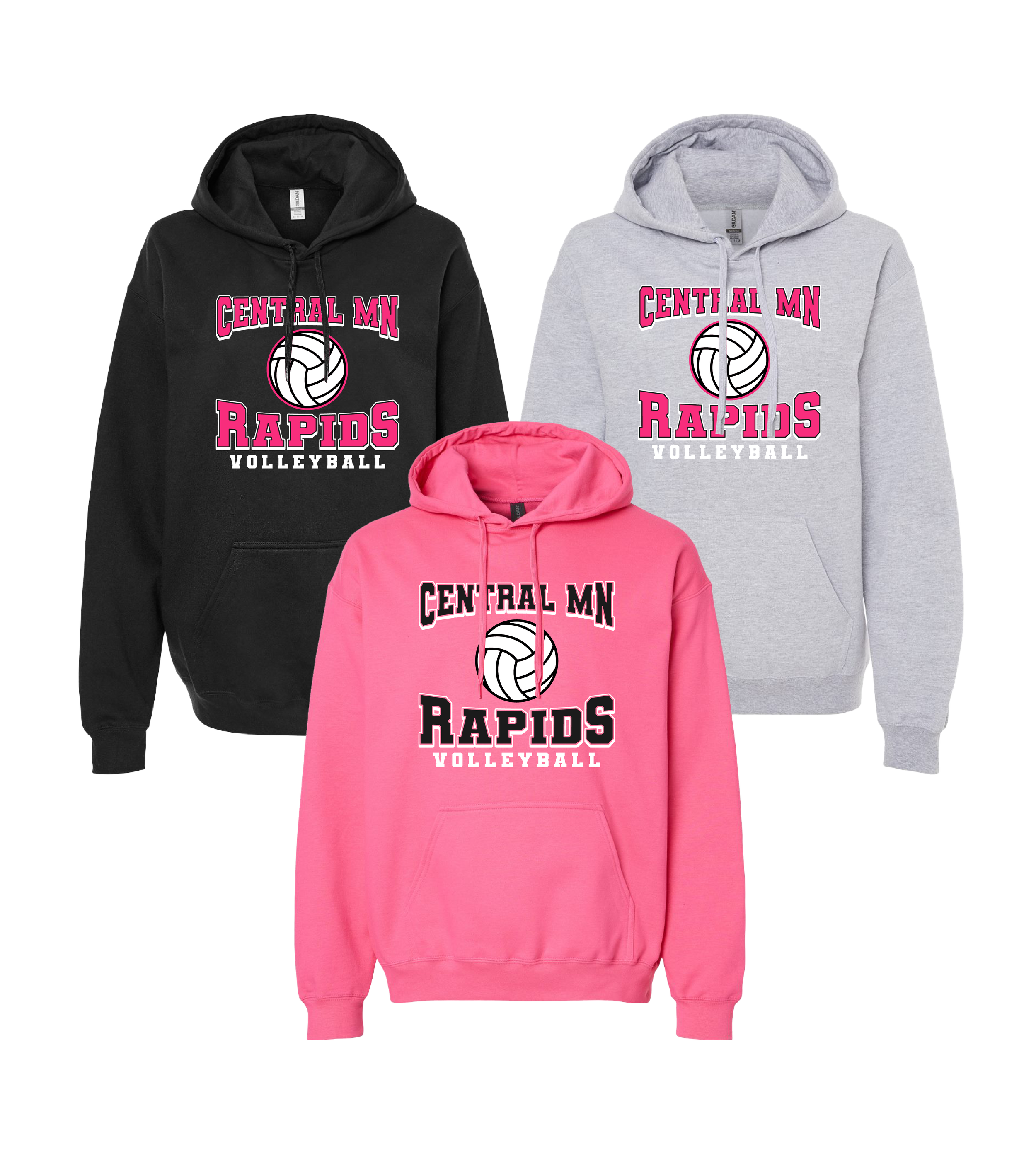 Central MN Rapids - Cloud // Unisex Softstyle® Midweight Hooded Sweatshirt