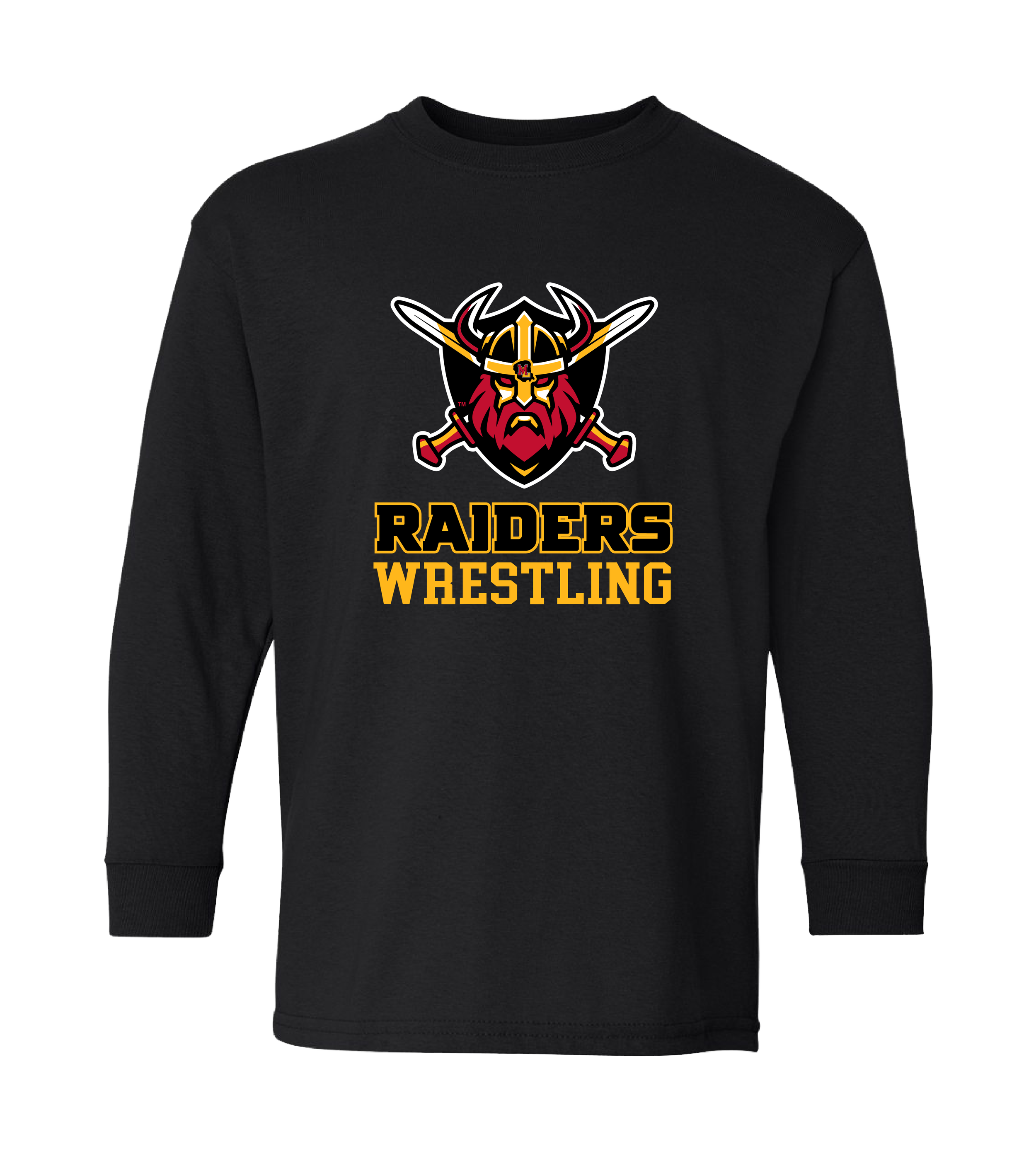 2025_12 MilleLacsRaiders_Wrestling_Vertical Stacked Shield FC_5400B_black.png