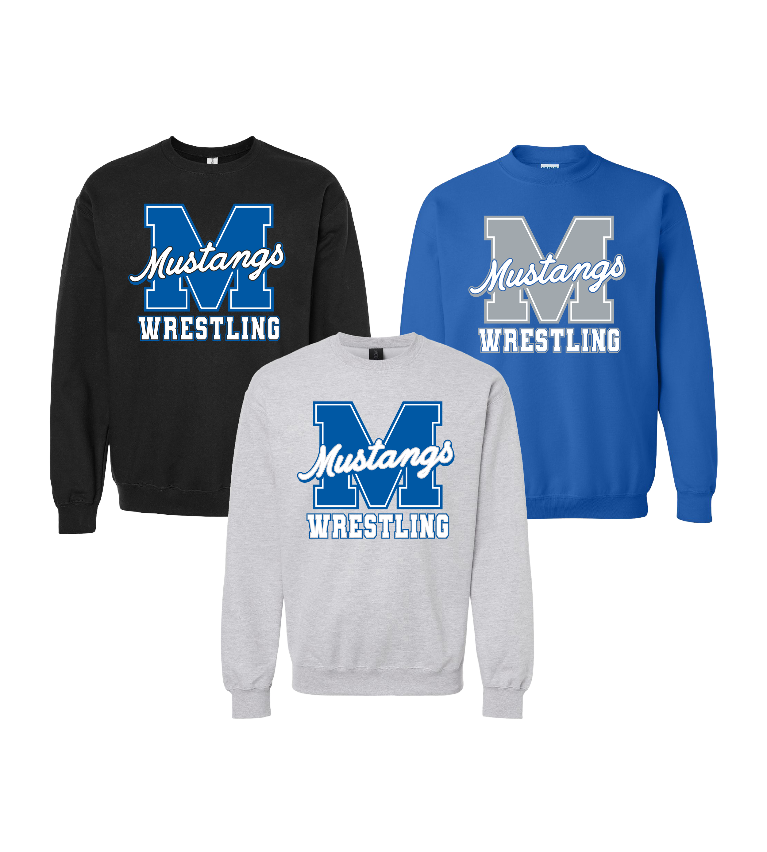 Mora School M Script // Unisex Softstyle® Midweight Crewneck Sweatshirt