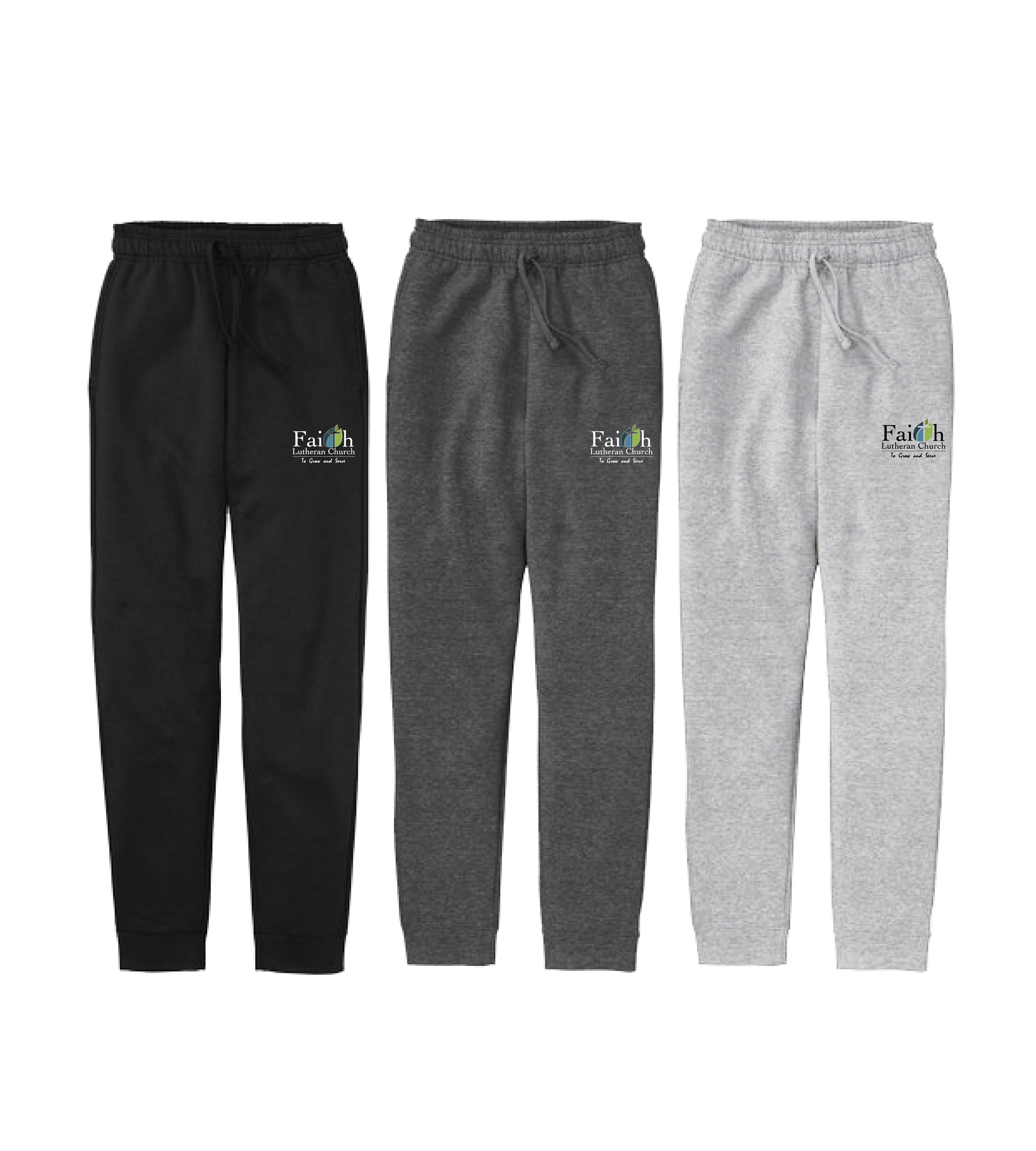 Faith Lutheran Church-TGS Embroidery // Core Fleece Jogger
