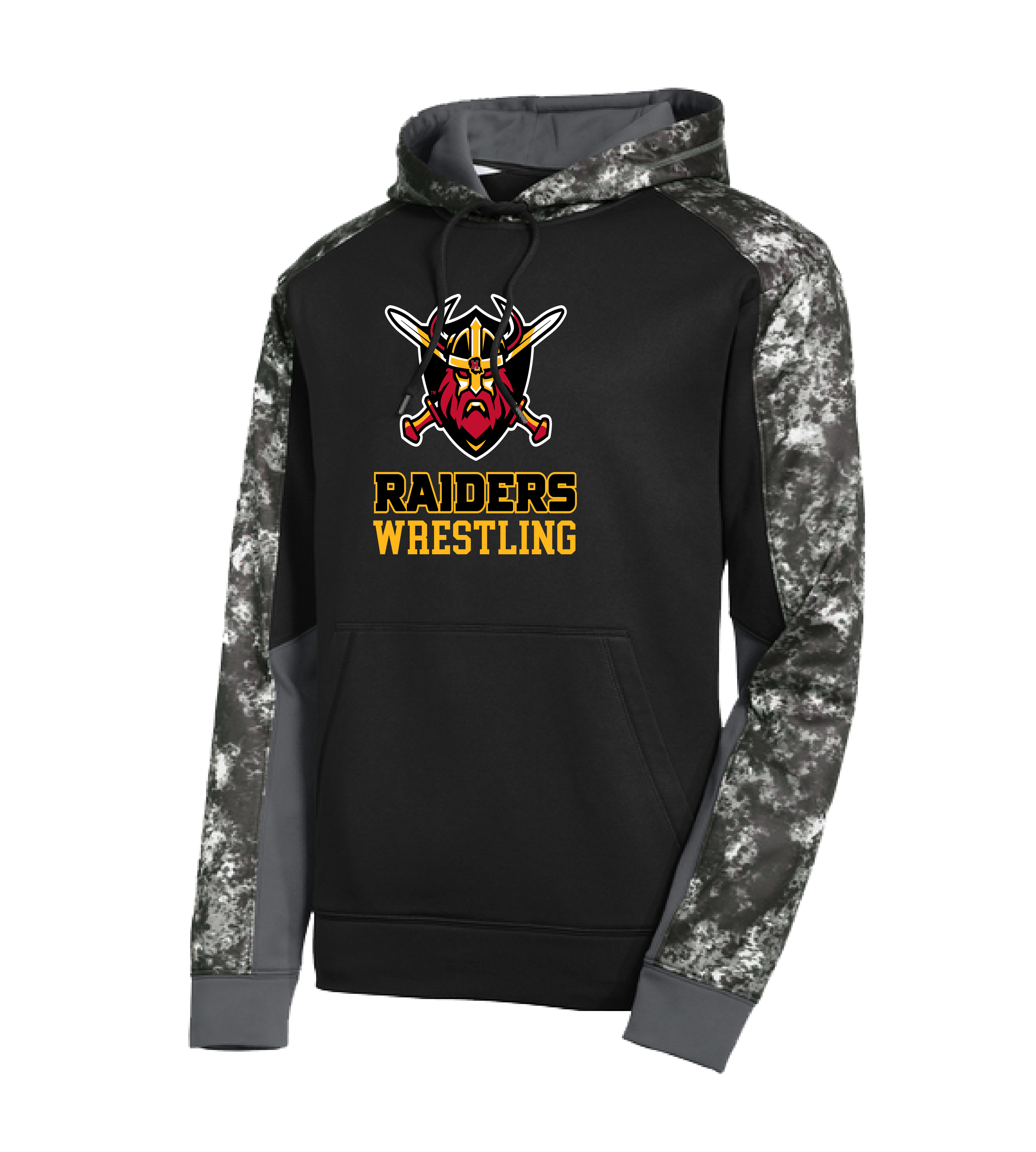 2025_12 MilleLacsRaiders_Wrestling_Vertical Stacked Shield FC_ST231_Black-Black.png