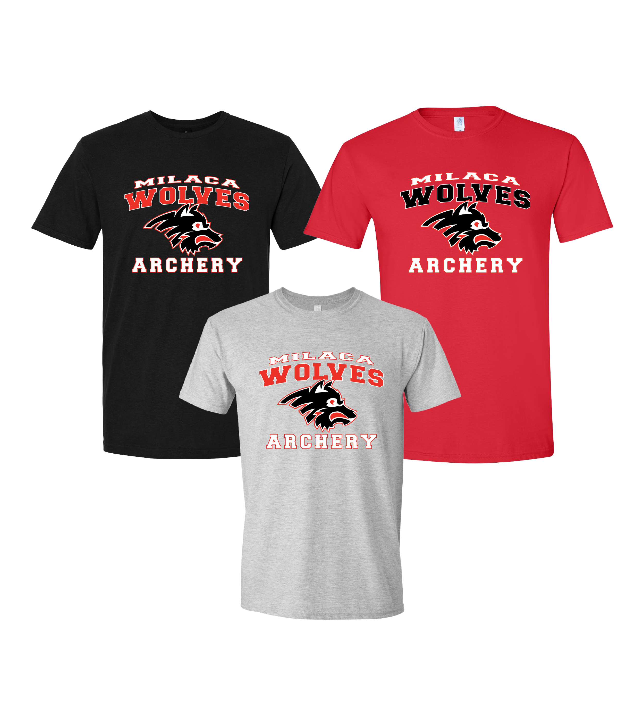 Milaca Archery Collegiate Wolf // Unisex Softstyle® T-Shirt