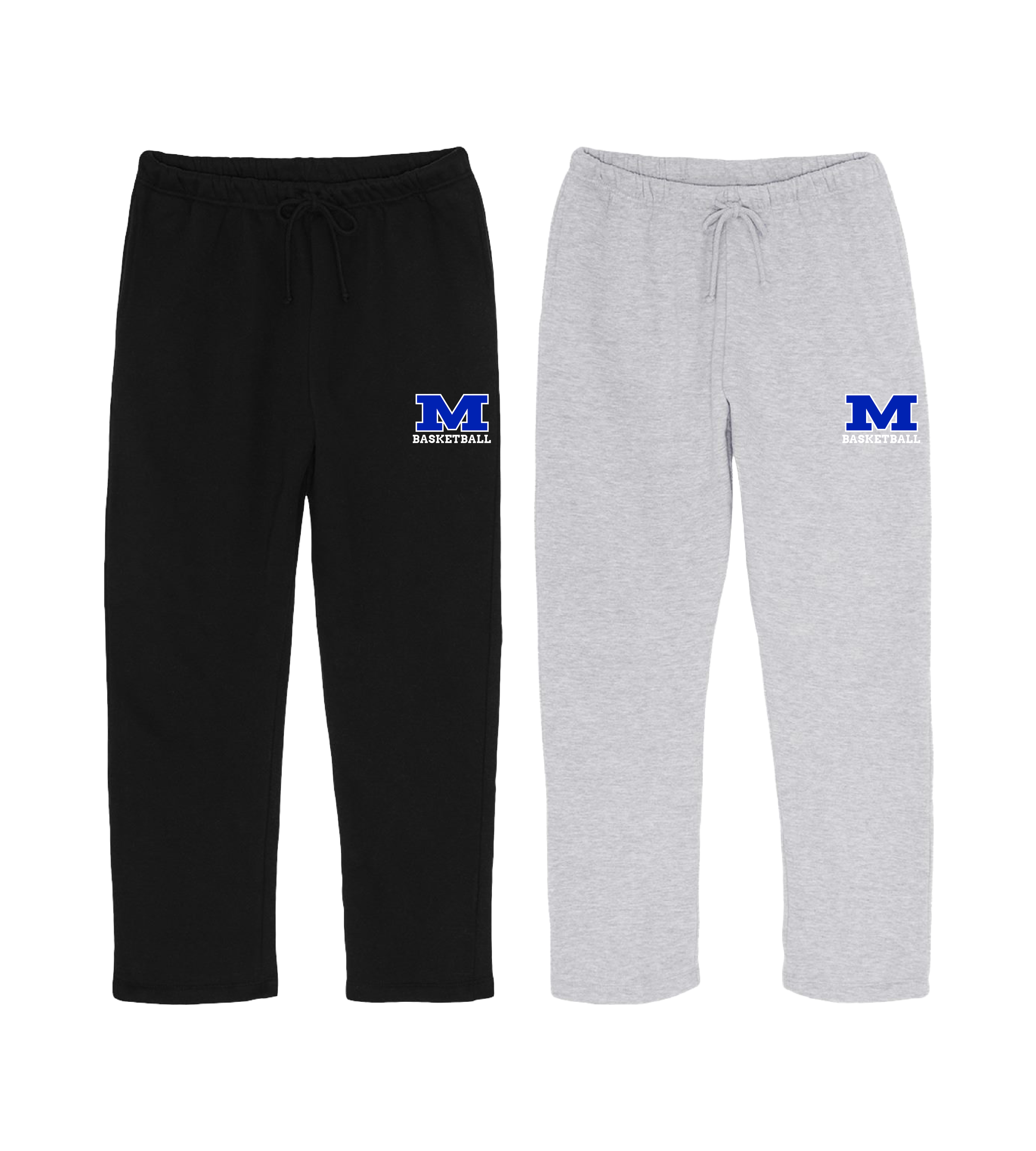Mora Basketball M Embroidery | Unisex Straight Leg Sweatpants