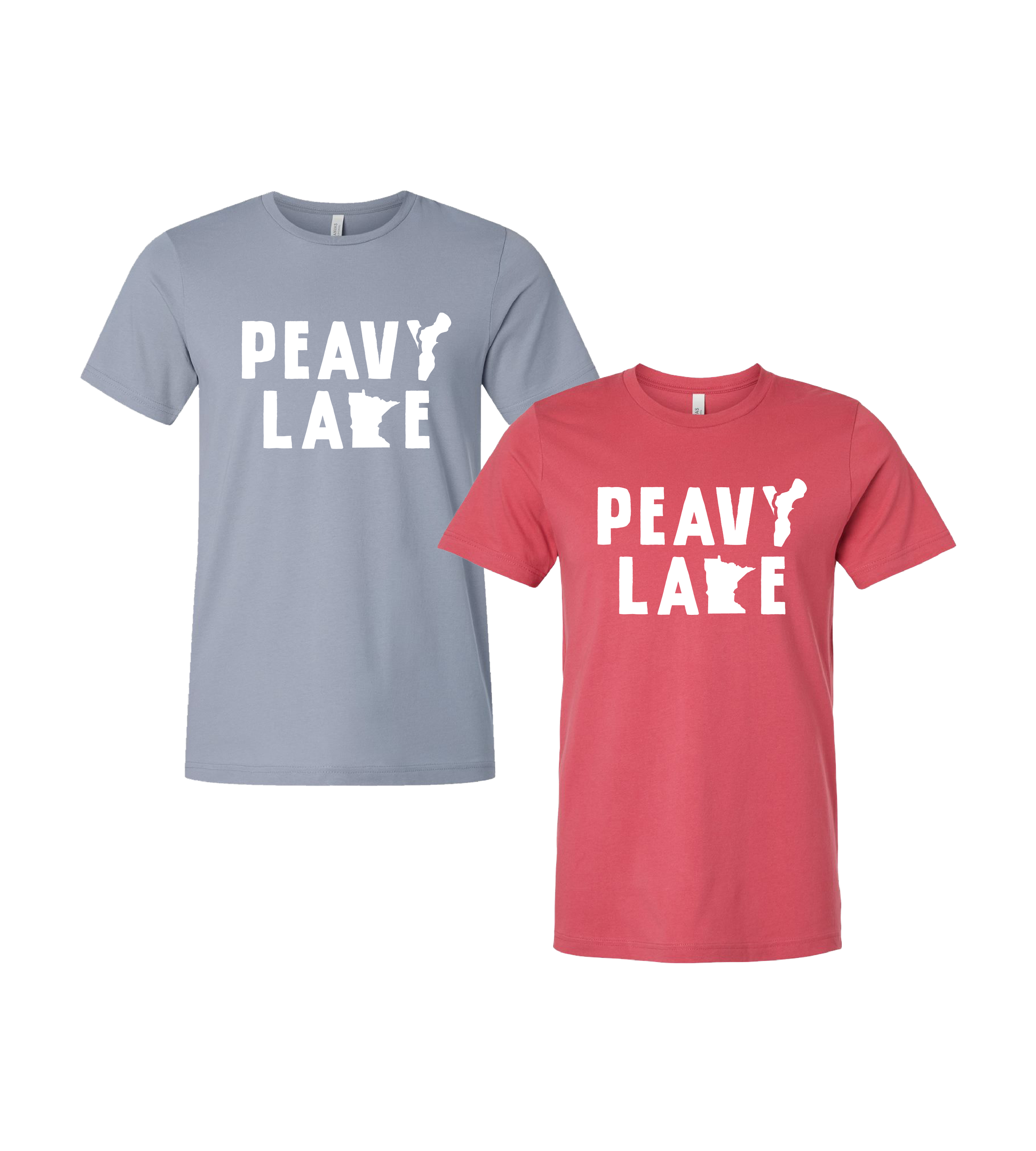 Peavy Lake - State/Lake Shapes // Unisex Jersey Tee