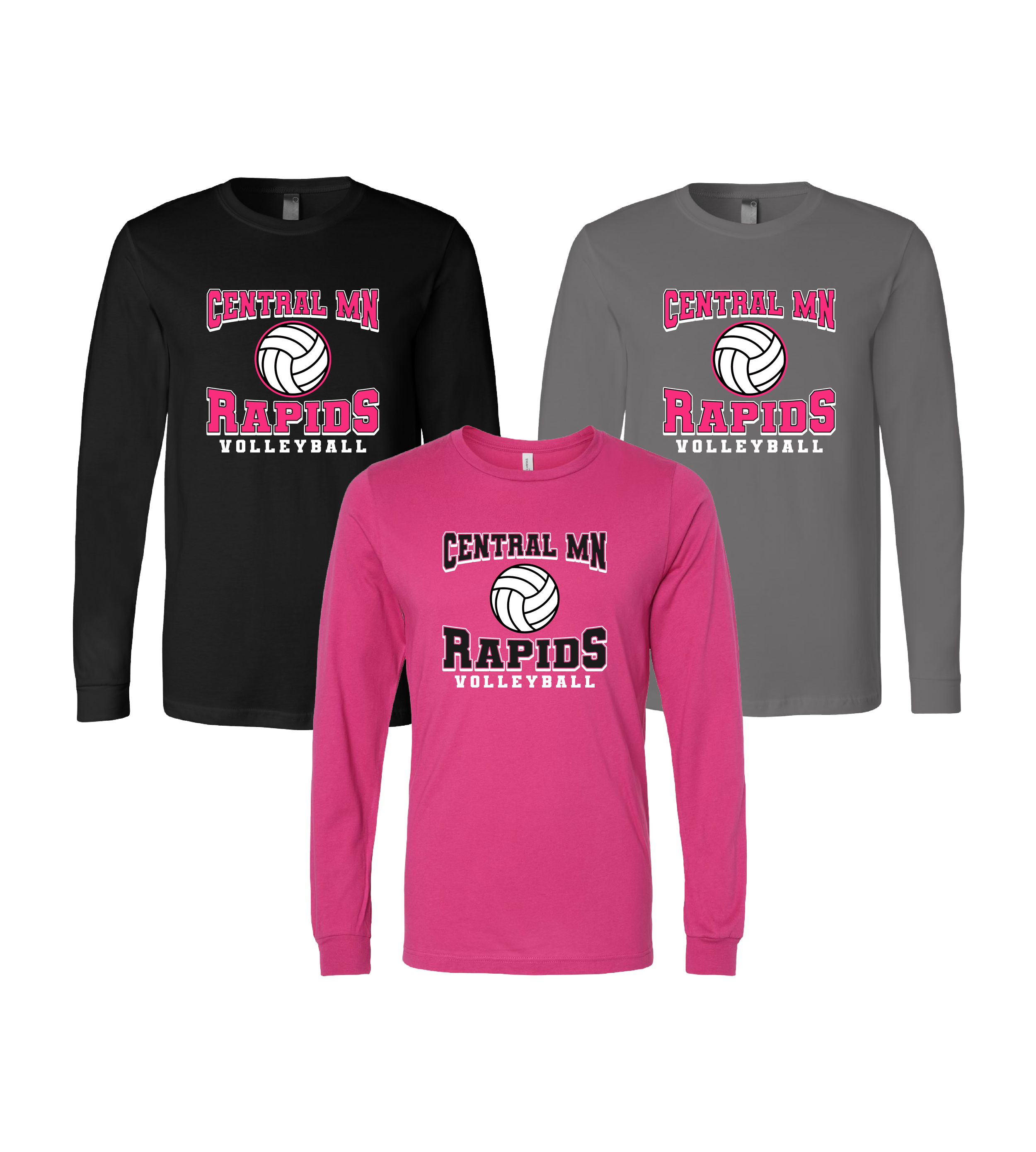 Central MN Rapids - Cloud // Unisex Jersey Long Sleeve Tee