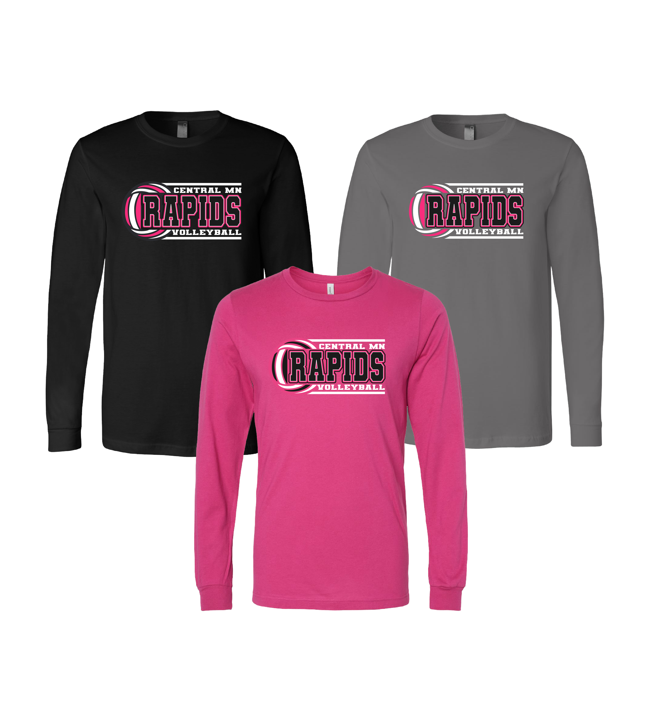 Central MN Rapids - Collegiate // Unisex Jersey Long Sleeve Tee