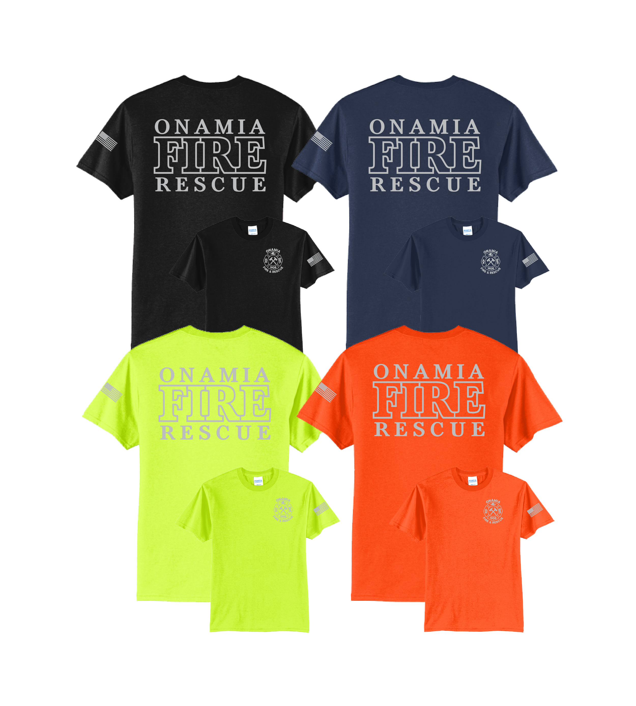 Onamia Fire & Rescue Reflective Maltese // Core Blend Tee