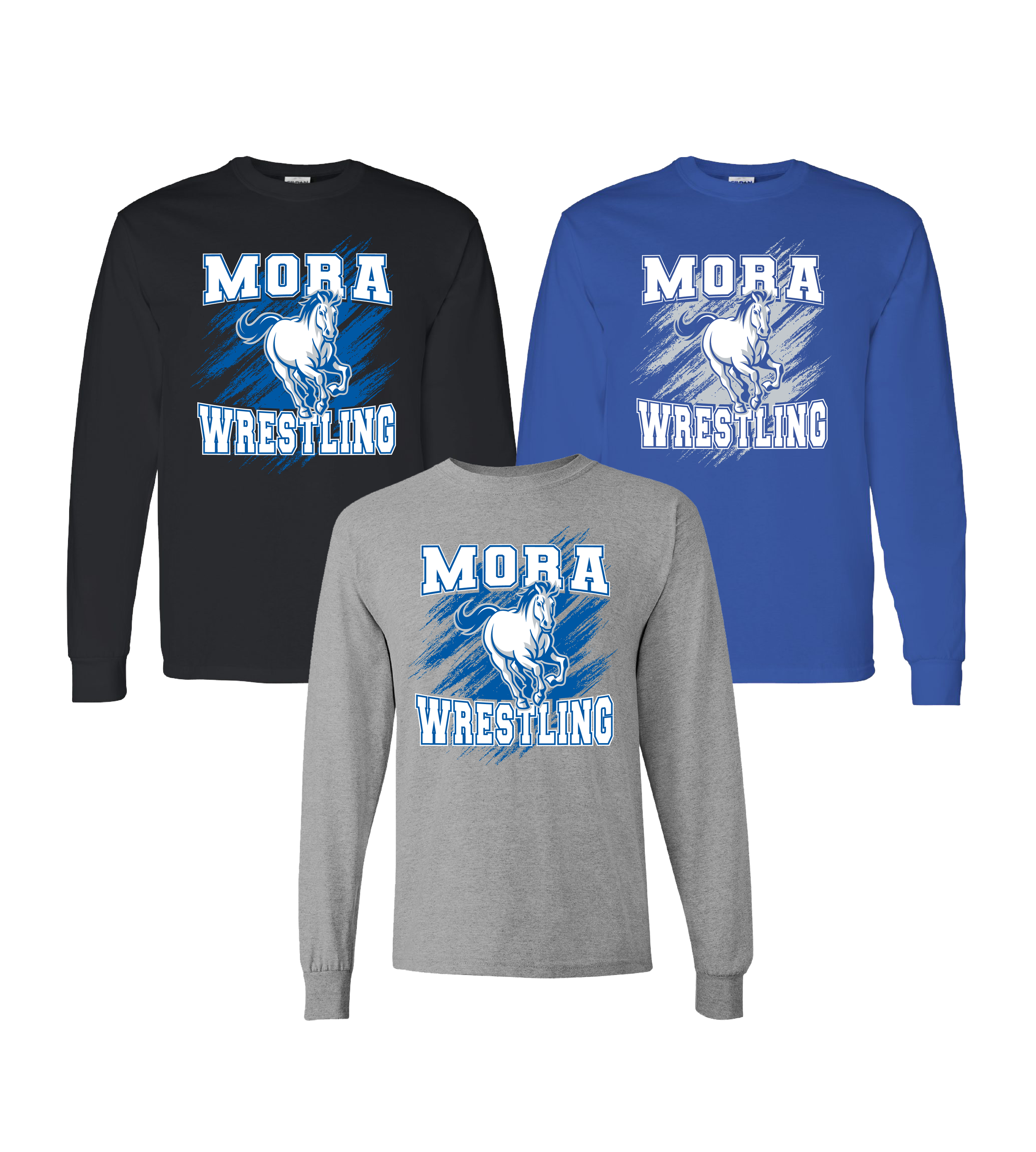Mora School Brushed // Unisex Heavy Cotton™ Long Sleeve T-Shirt