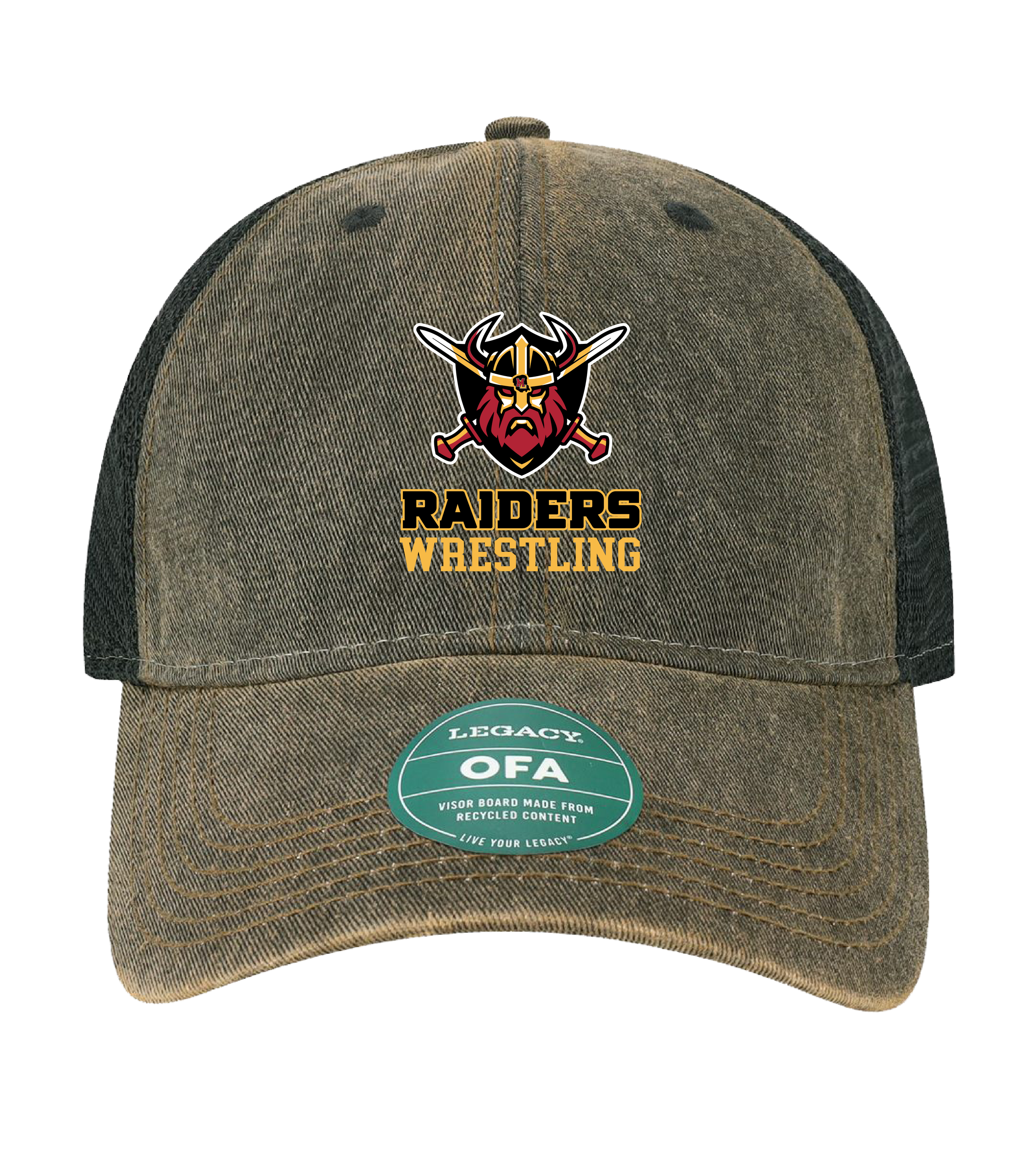 2025_12 MilleLacsRaiders_Wrestling_Vertical Stacked Shield EMB_OFA_Black-Black.png