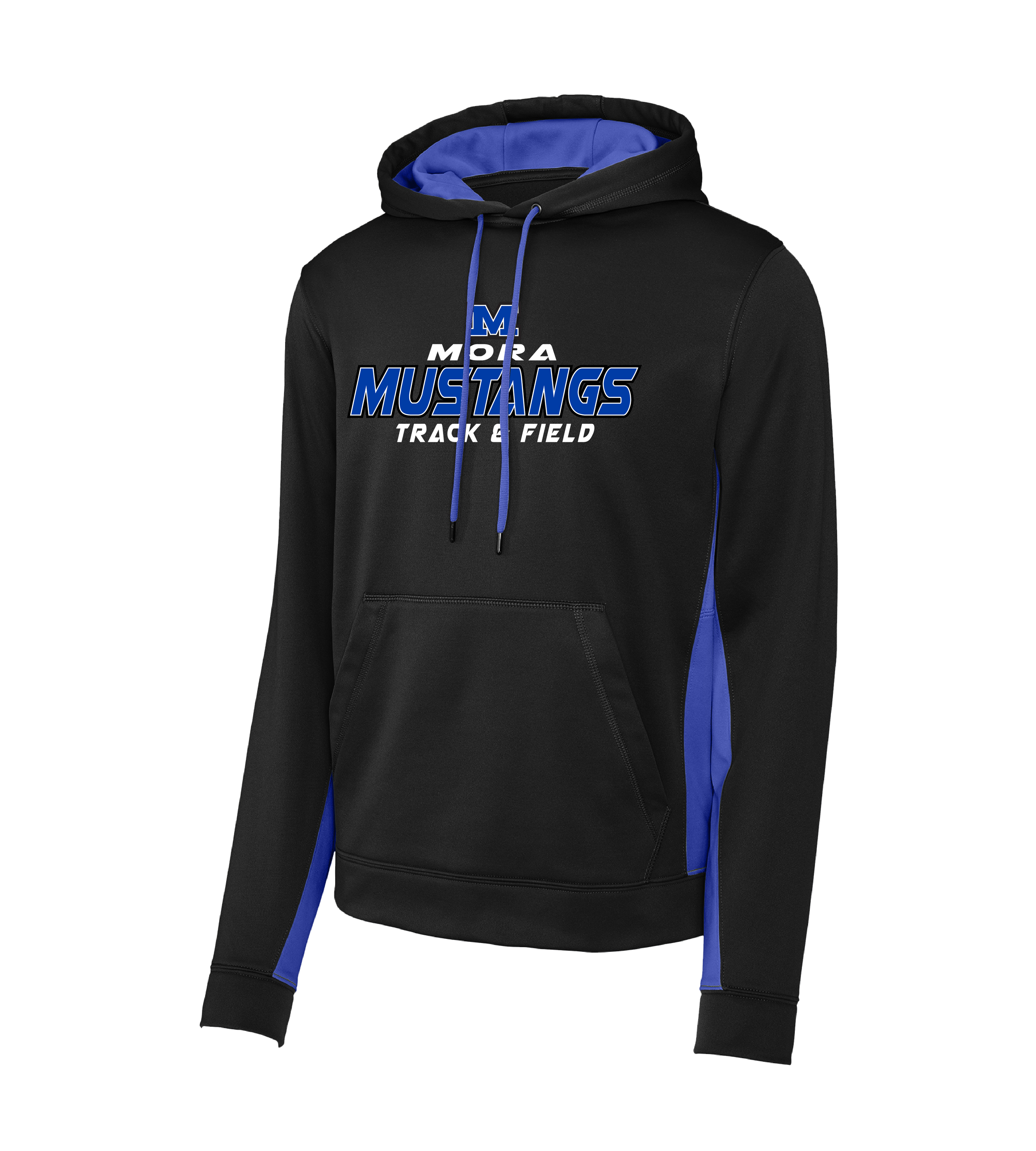 Mora Track & Field Air // Unisex Sport-Wick® Fleece Colorblock Hooded Pullover