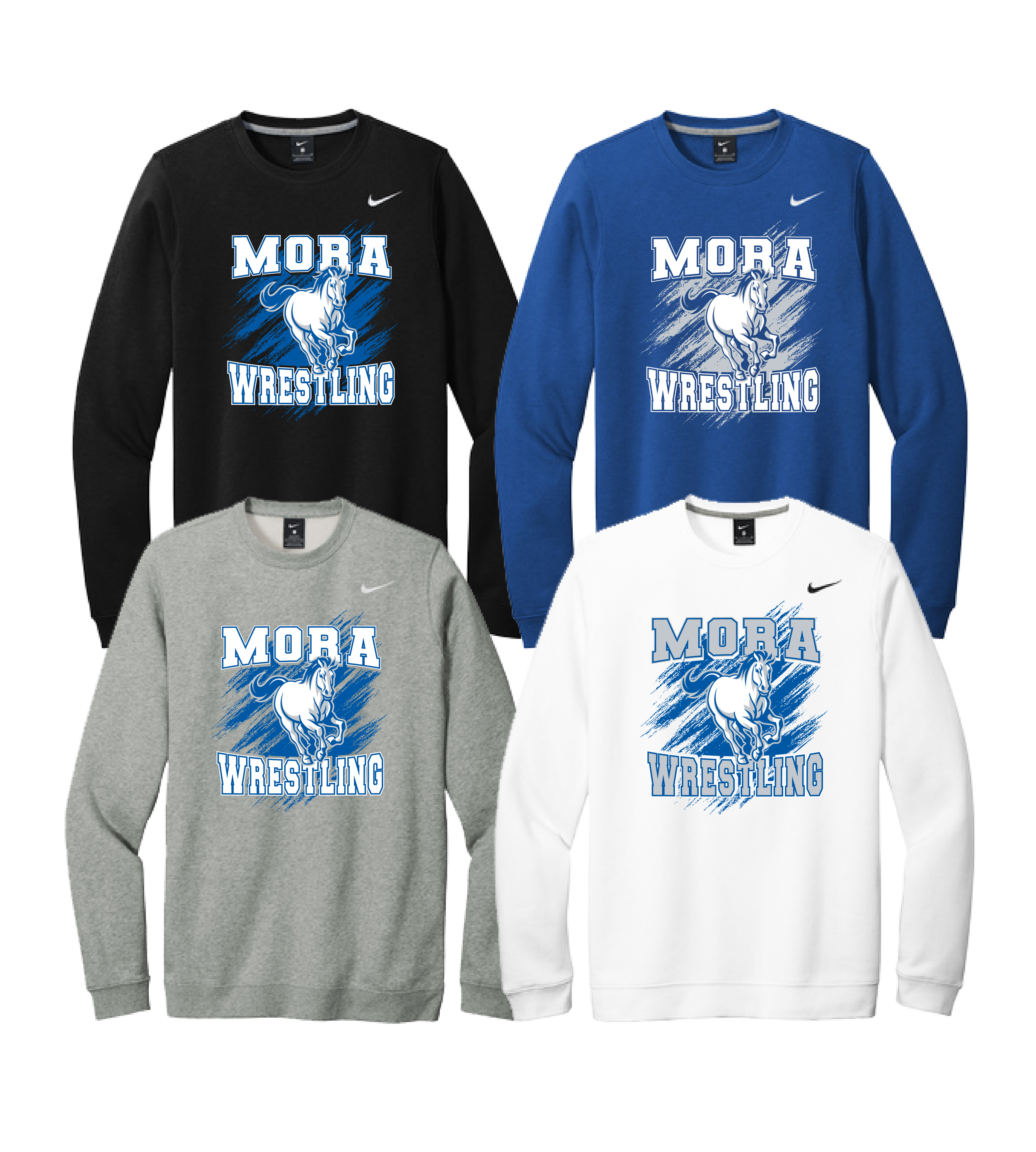 Mora School Brushed // Nike Club Fleece Crew