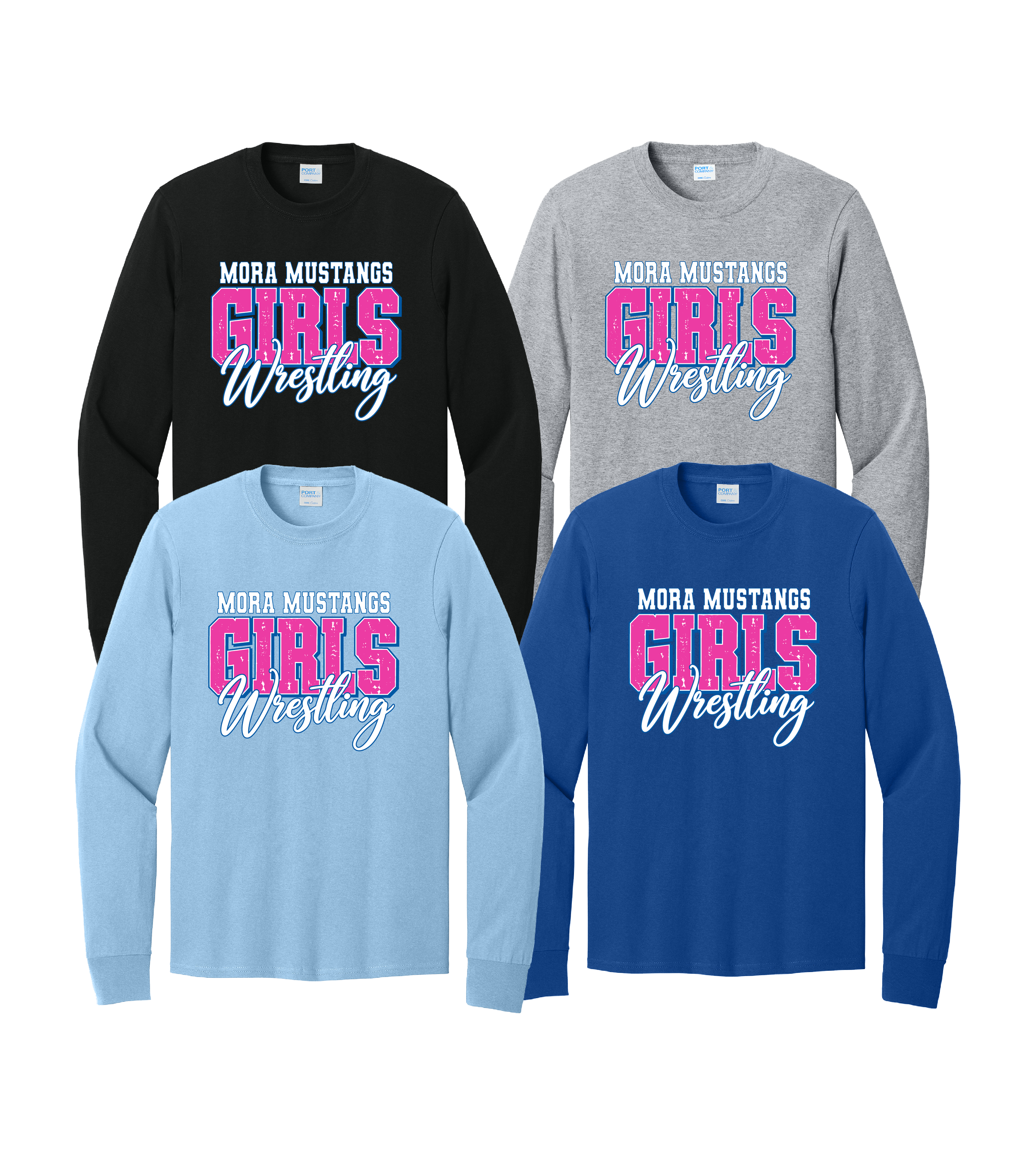 Mora Wrestling MM015 | Long Sleeve Core Cotton Tee