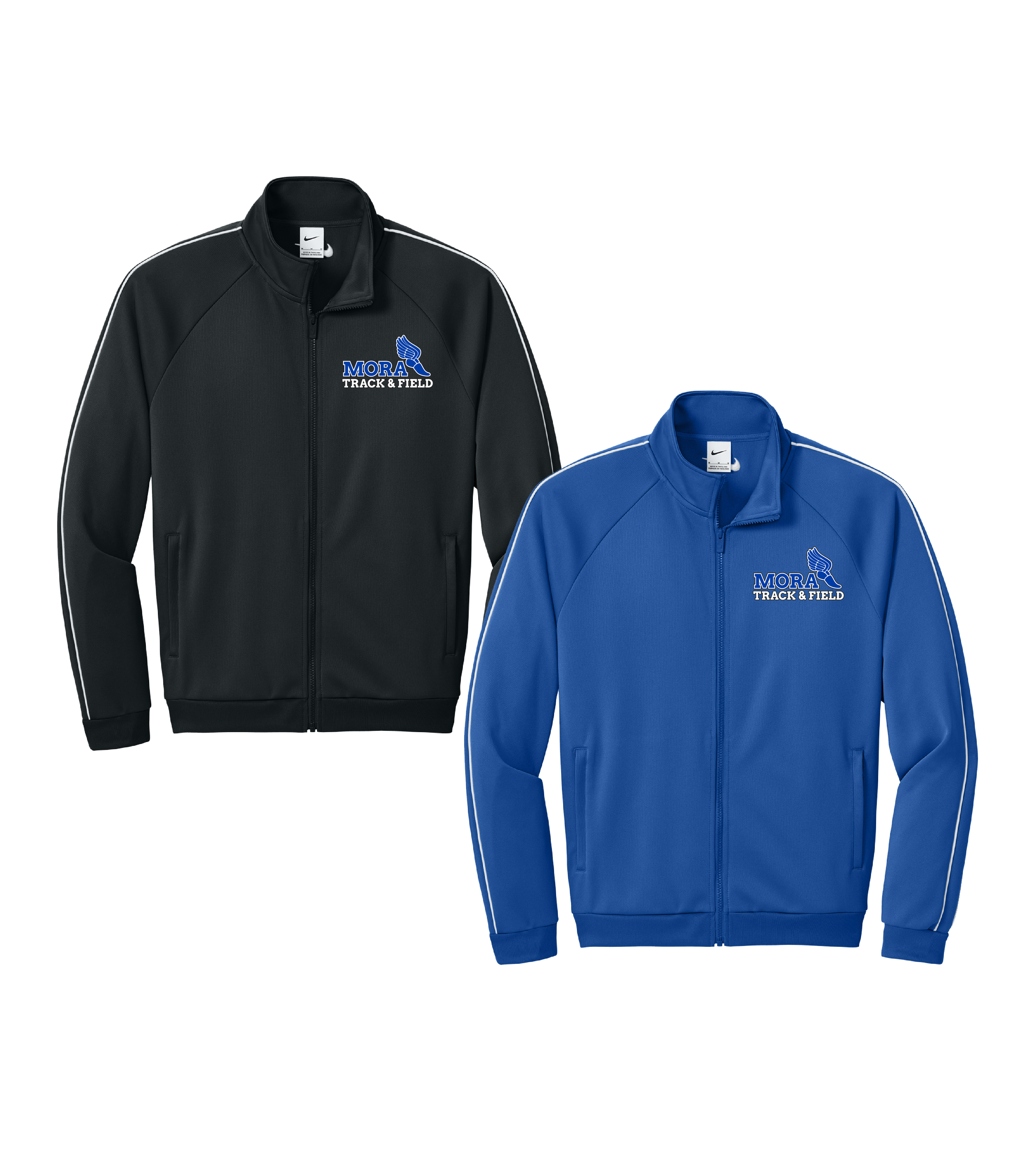 Mora Track & Field Shoe Embroidery // Unisex Nike Track Jacket