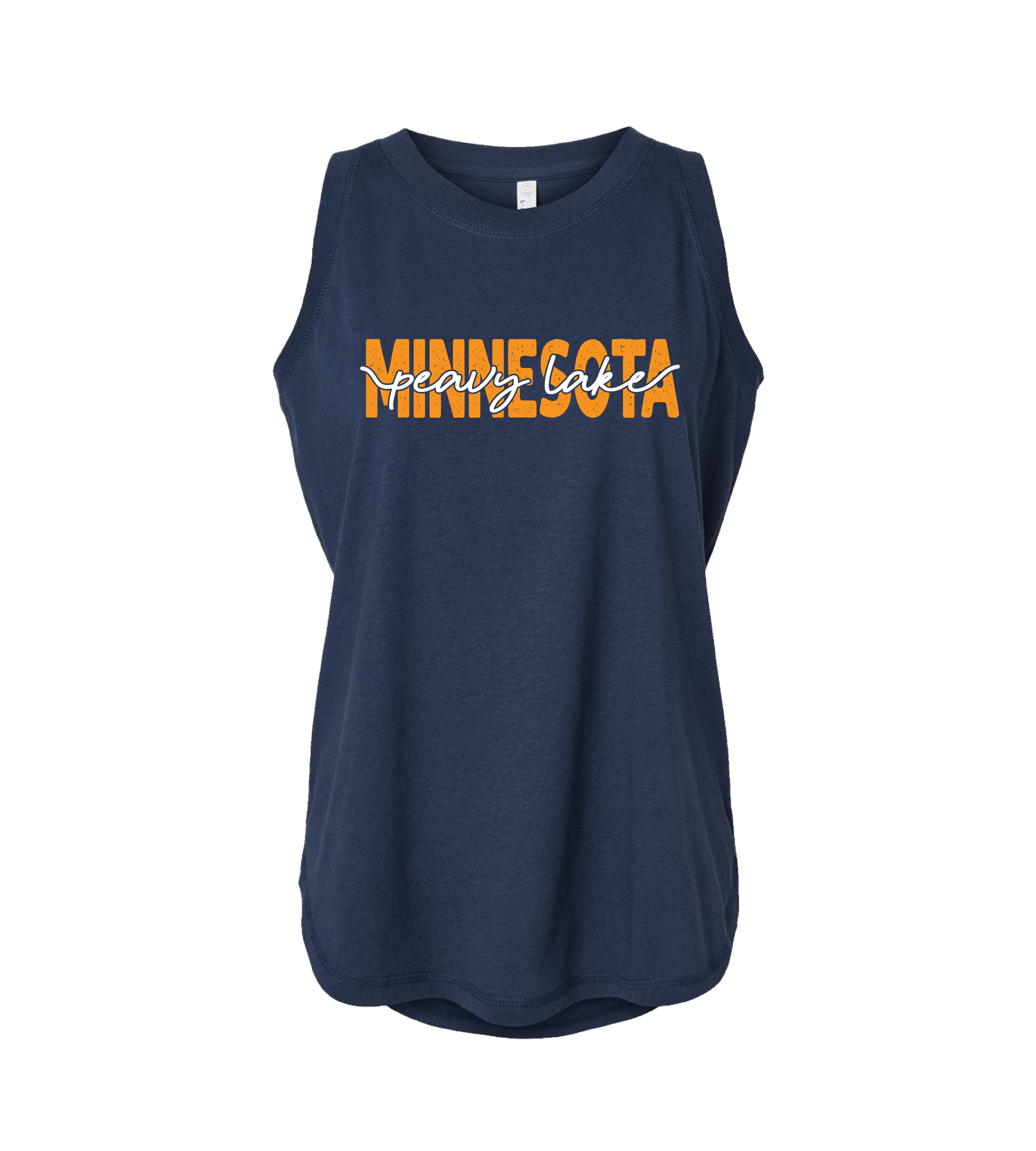 Peavy Lake - Inline Text // Women's Relaxed Fine Jersey Tank