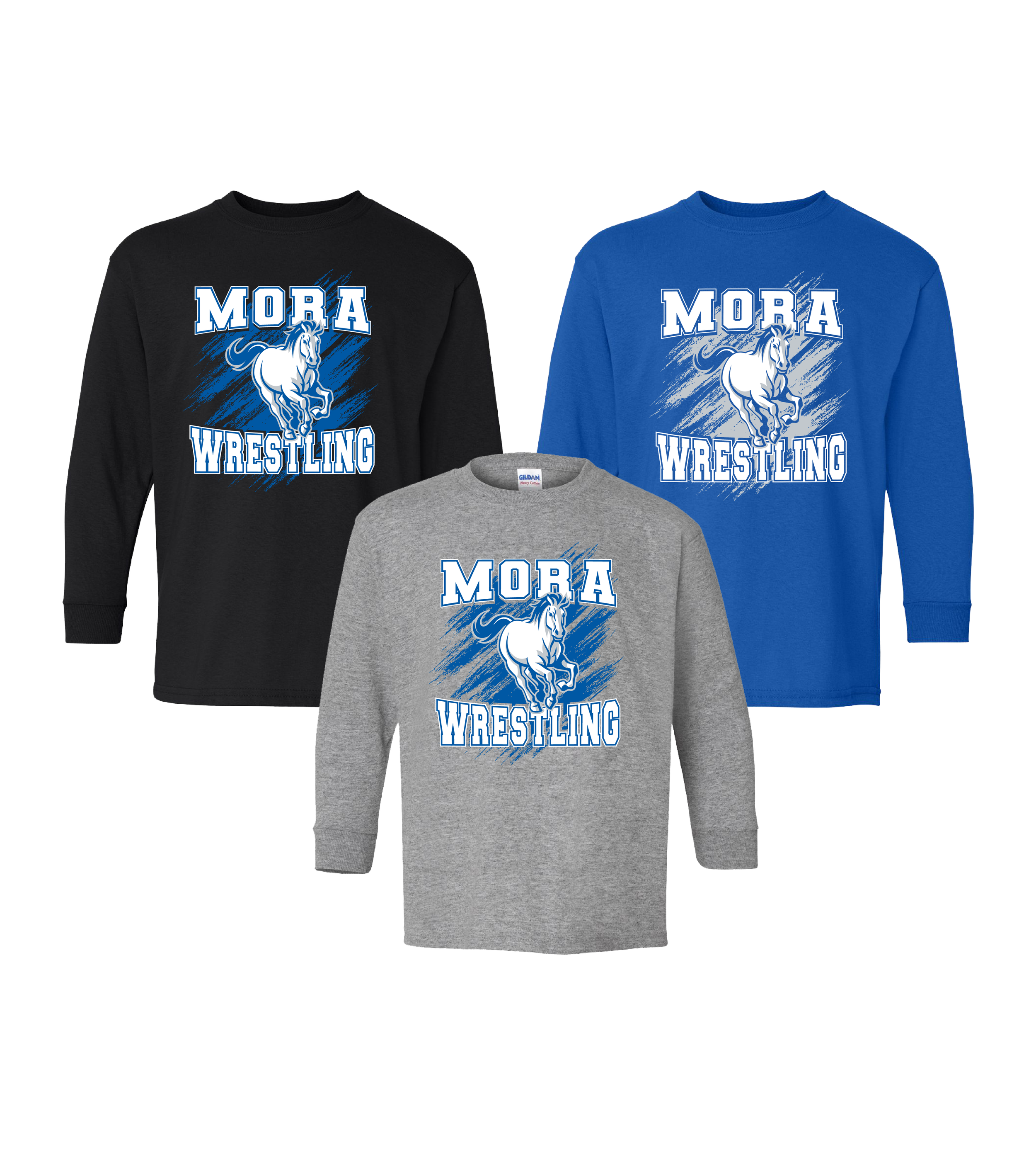 Mora School Brushed // Youth Heavy Cotton™ Long Sleeve T-Shirt