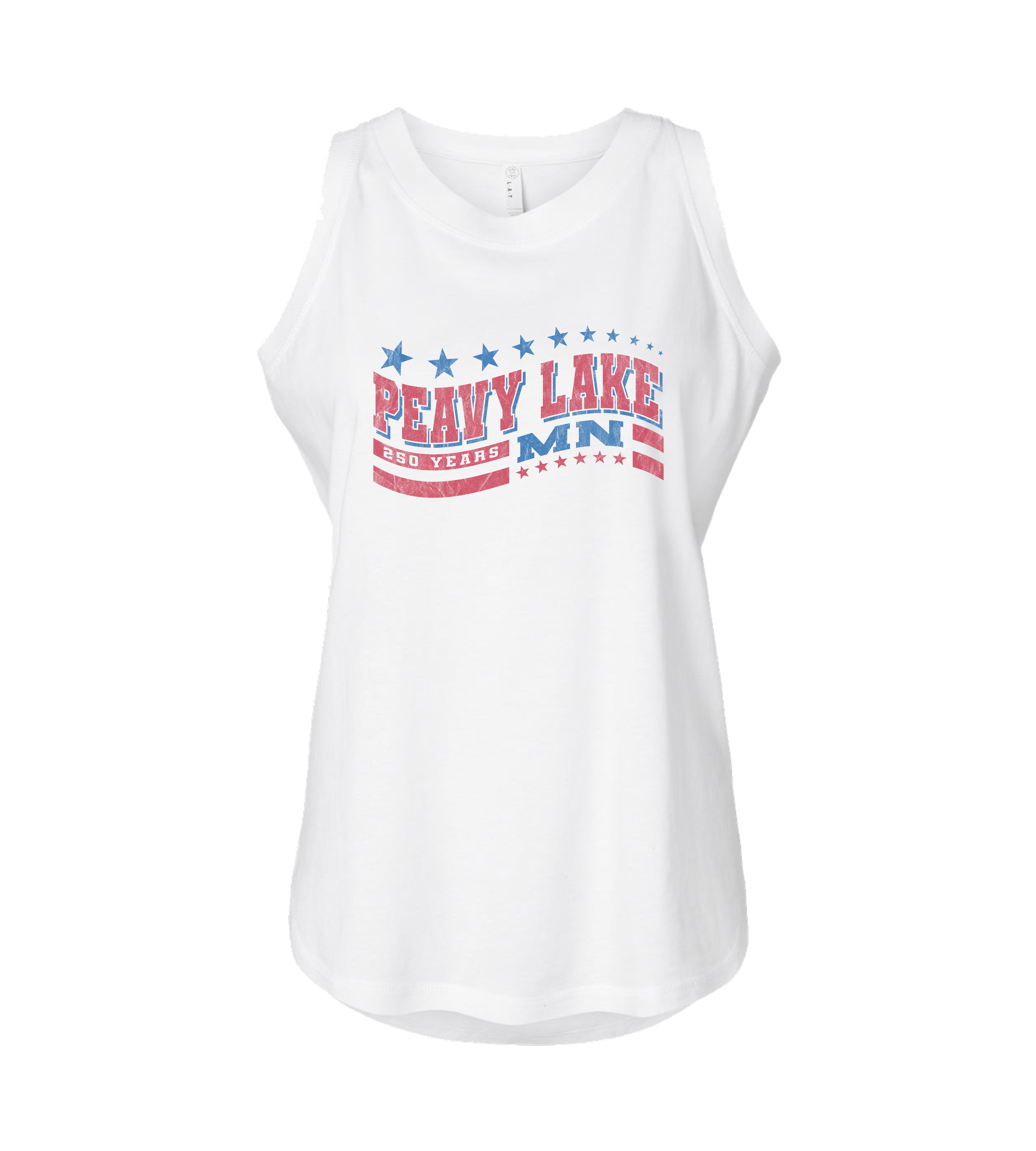 Peavy Lake Wave // Women's Relaxed Fine Jersey Tank