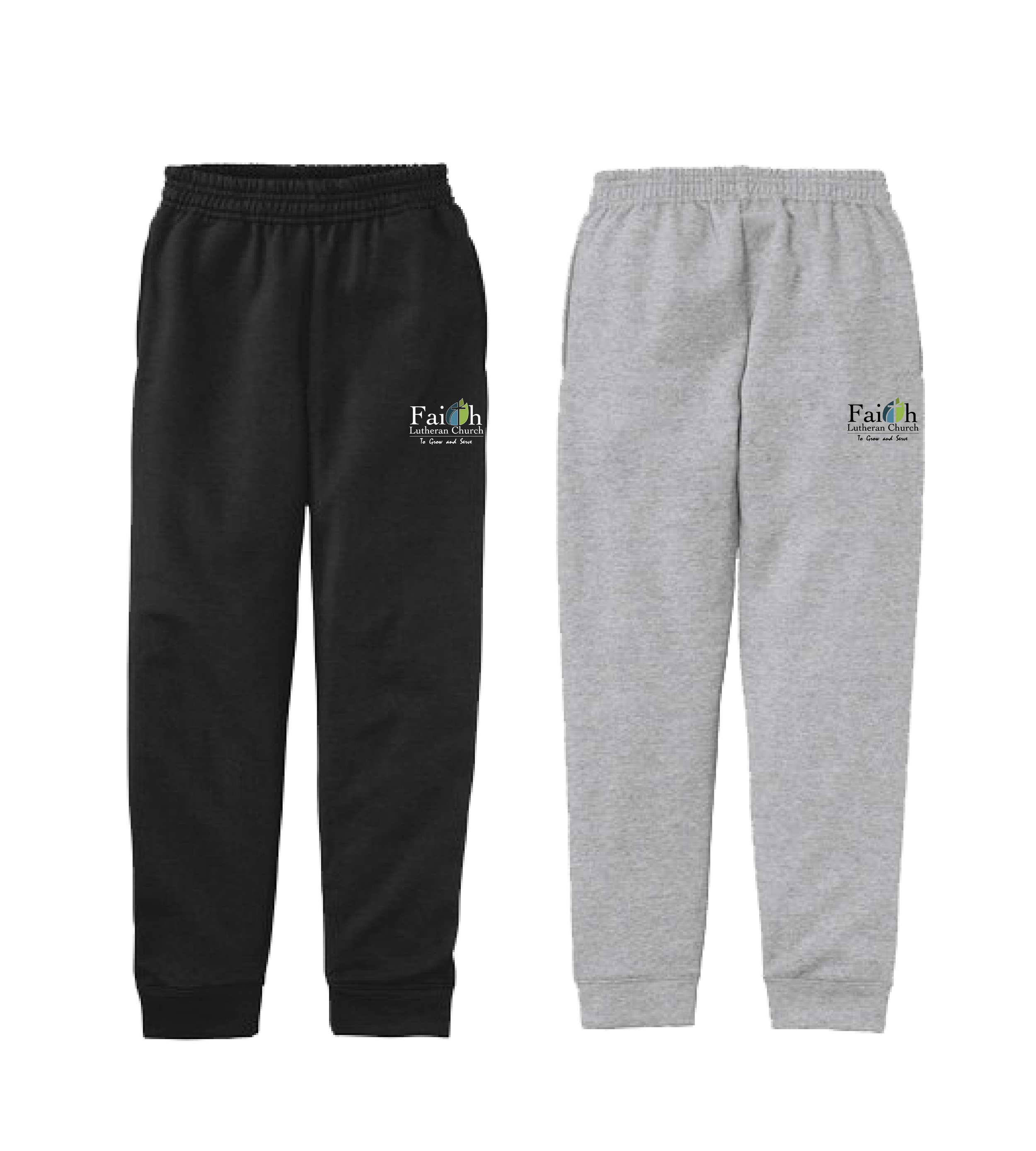 Faith Lutheran Church-TGS Embroidery // Youth Core Fleece Jogger