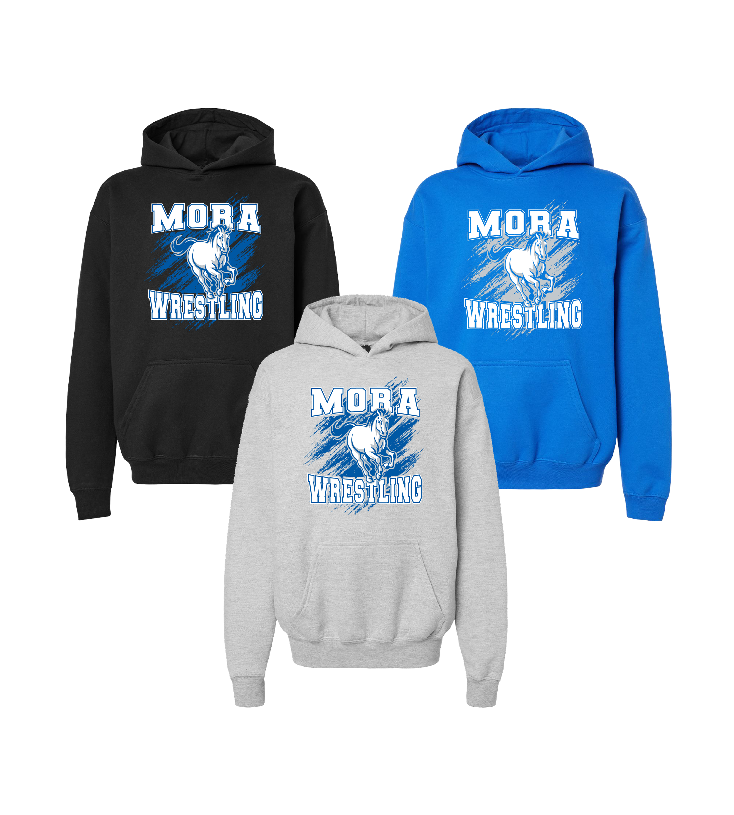 Mora School Brushed // Youth Softstyle® Midweight Hooded Sweatshirt
