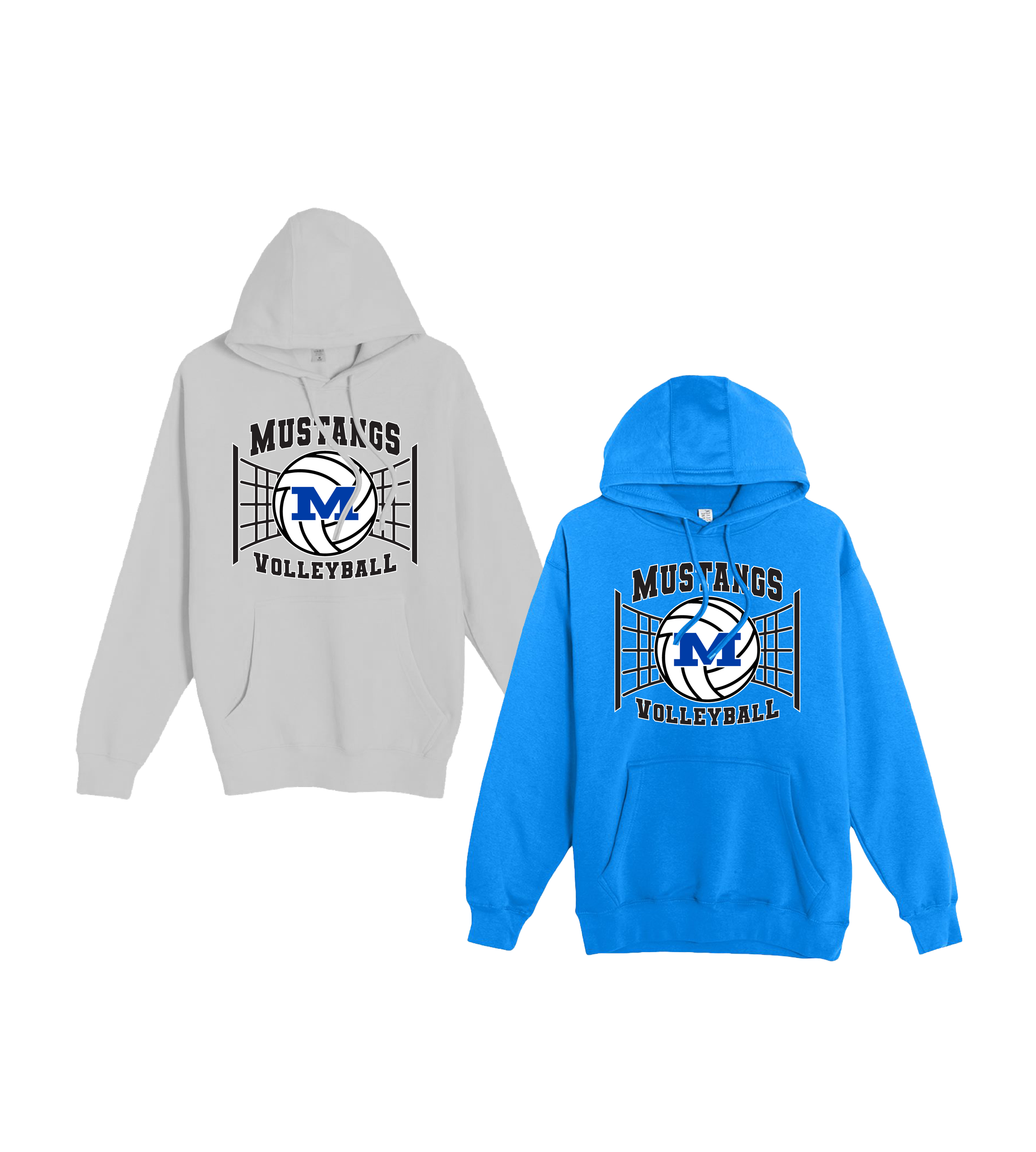 Mora Volleyball - Center Net // Unisex Premium Hoodie Sweatshirt