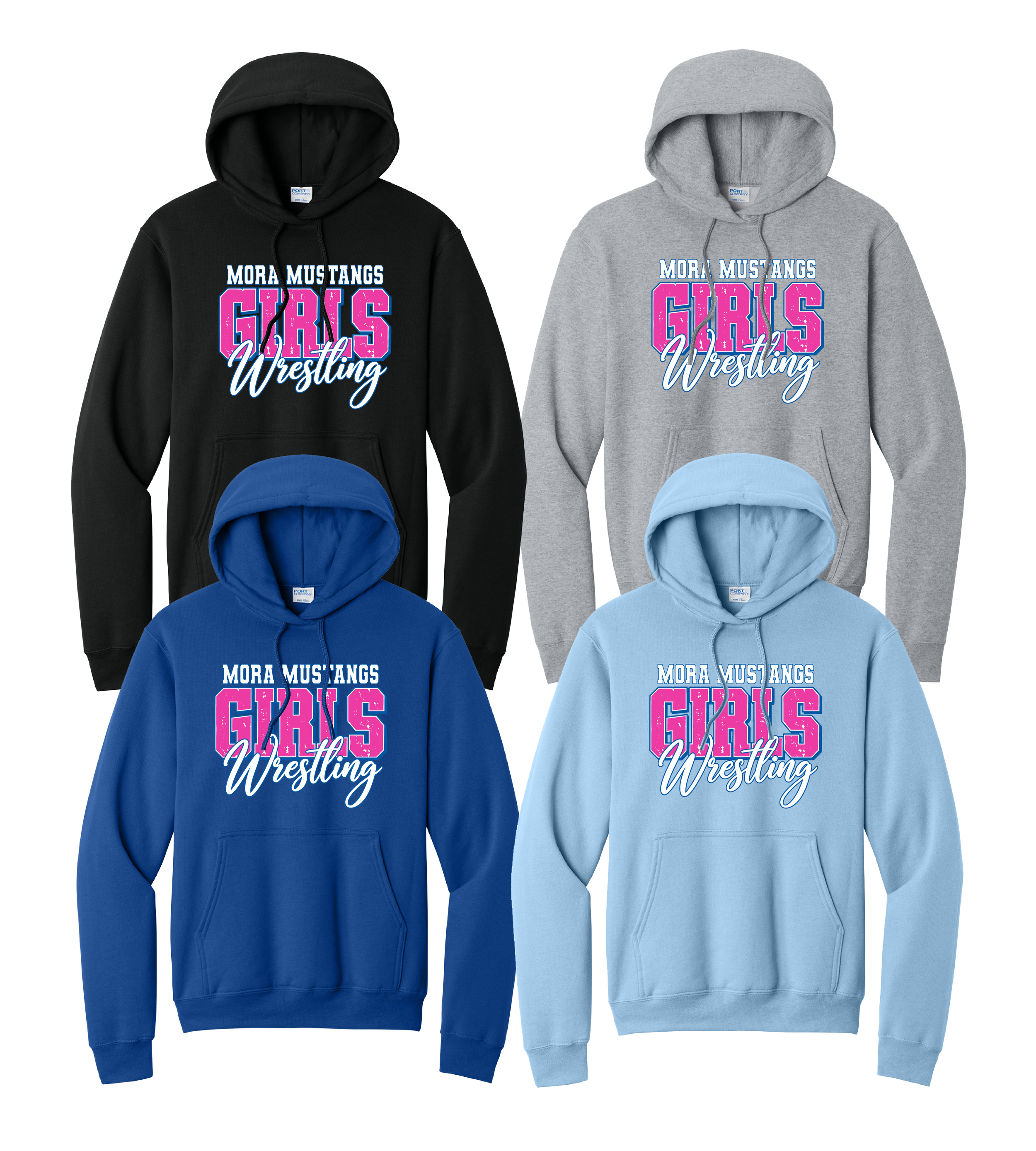 Mora Wrestling MM015 | Core Fleece Pullover Hooded Sweatshirt