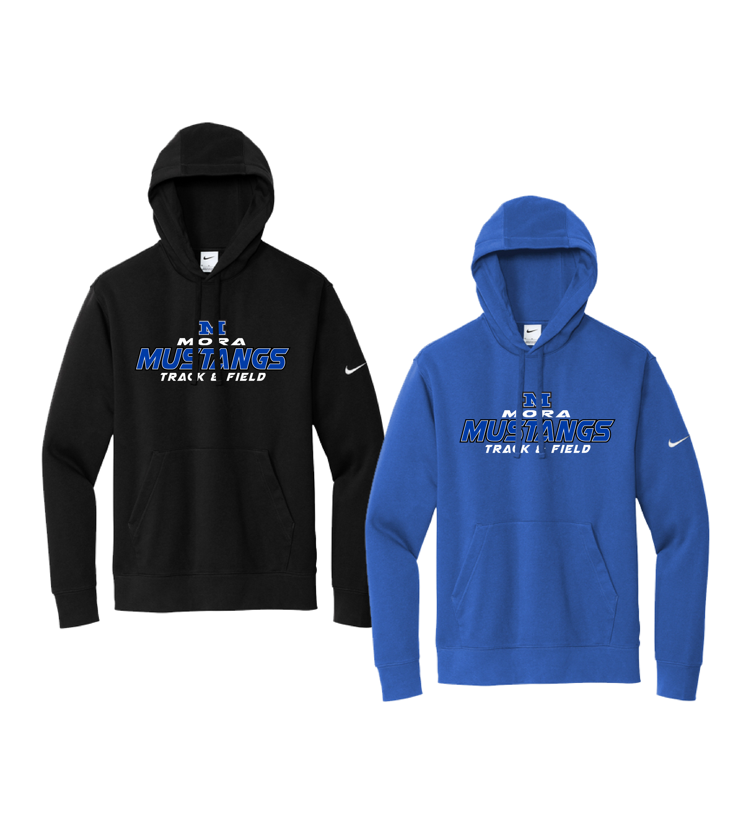 Mora Track & Field Air // Nike Club Fleece Sleeve Swoosh Pullover Hoodie