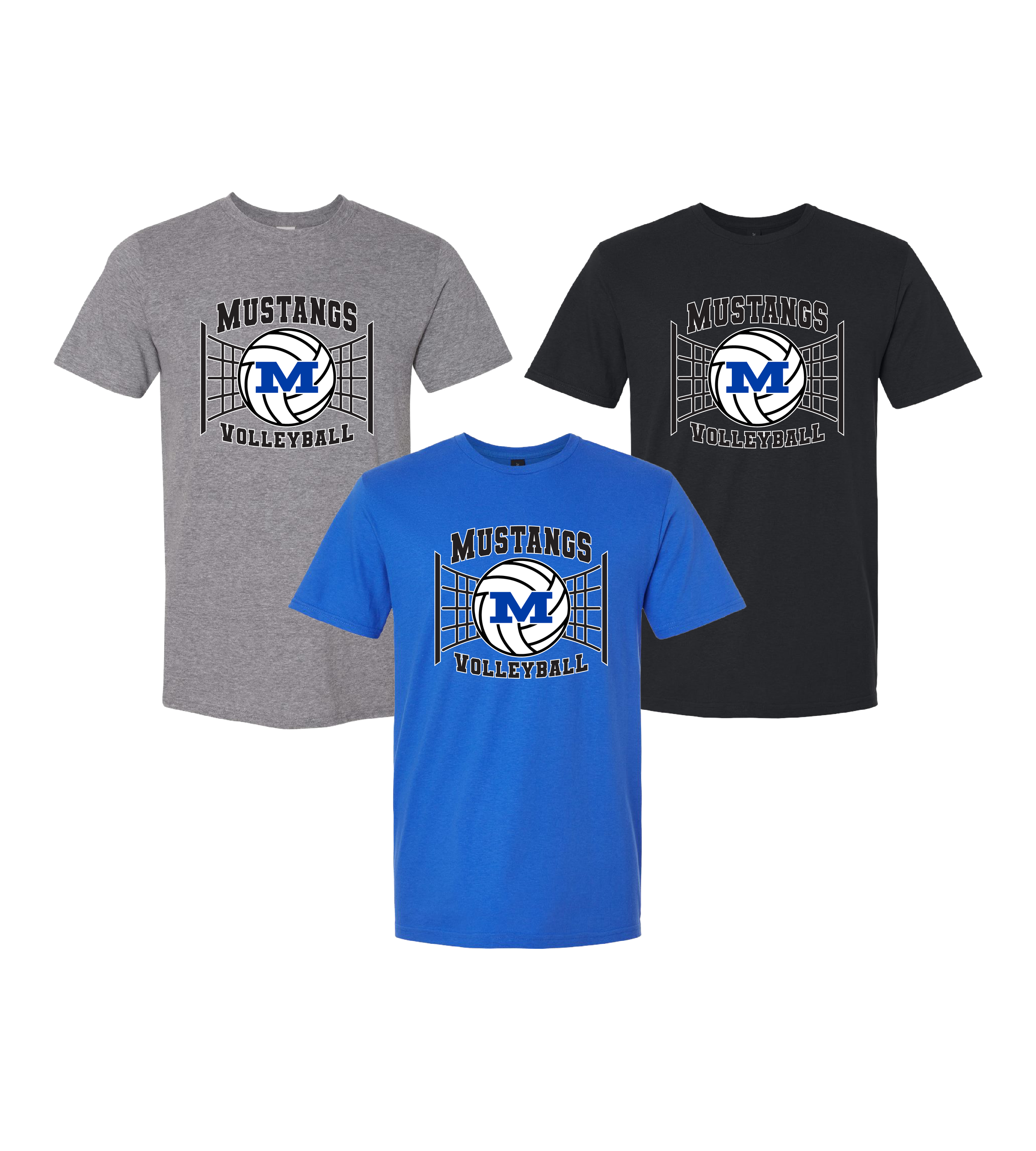 Mora Volleyball - Center Net // Unisex Softstyle® T-Shirt