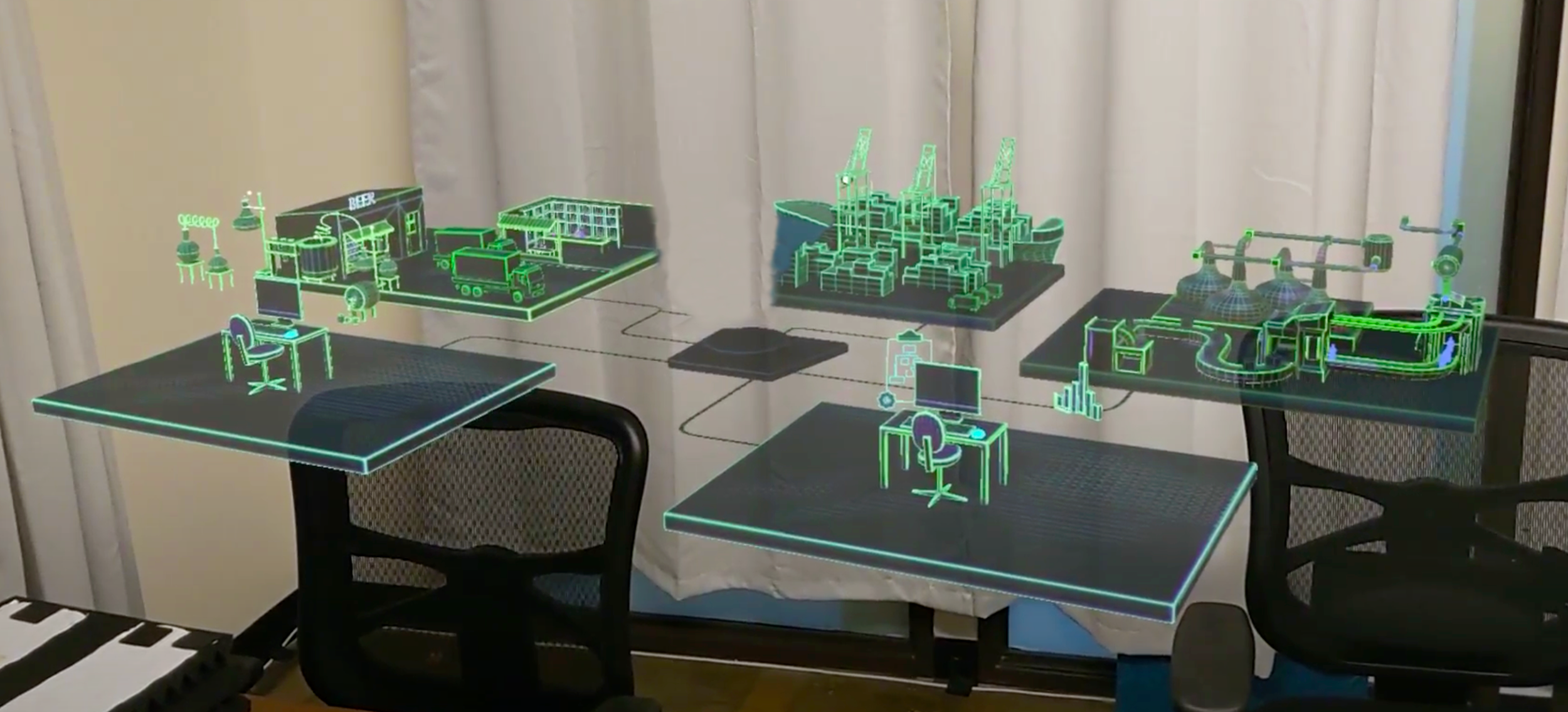   Sr. Producer | Gen City Labs (formerly Helios Interactive)   Using HoloLens augmented reality technology, me and my team (including creative, development, QA, and Operations) produced a fun and engaging look at manufacturing processes for guests at