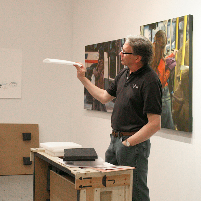 Photo: Geoff Browne, Senior Project Manager & Crating Specialist , Terry Dowd, Inc.