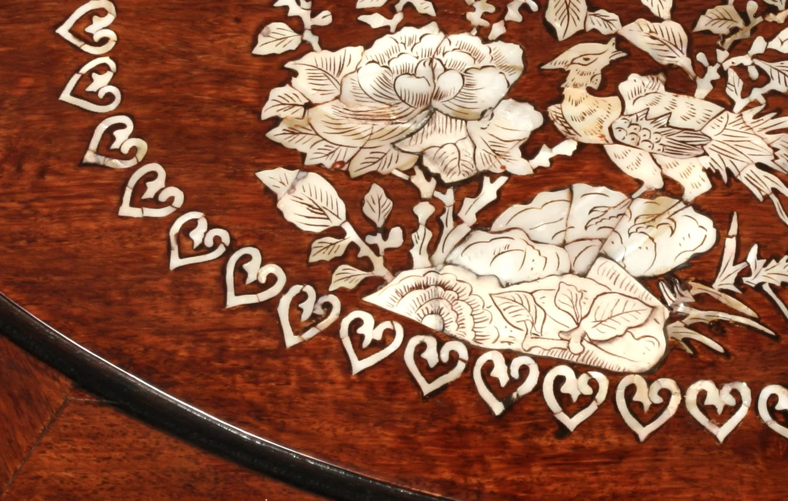 Detail of inlay after conservation