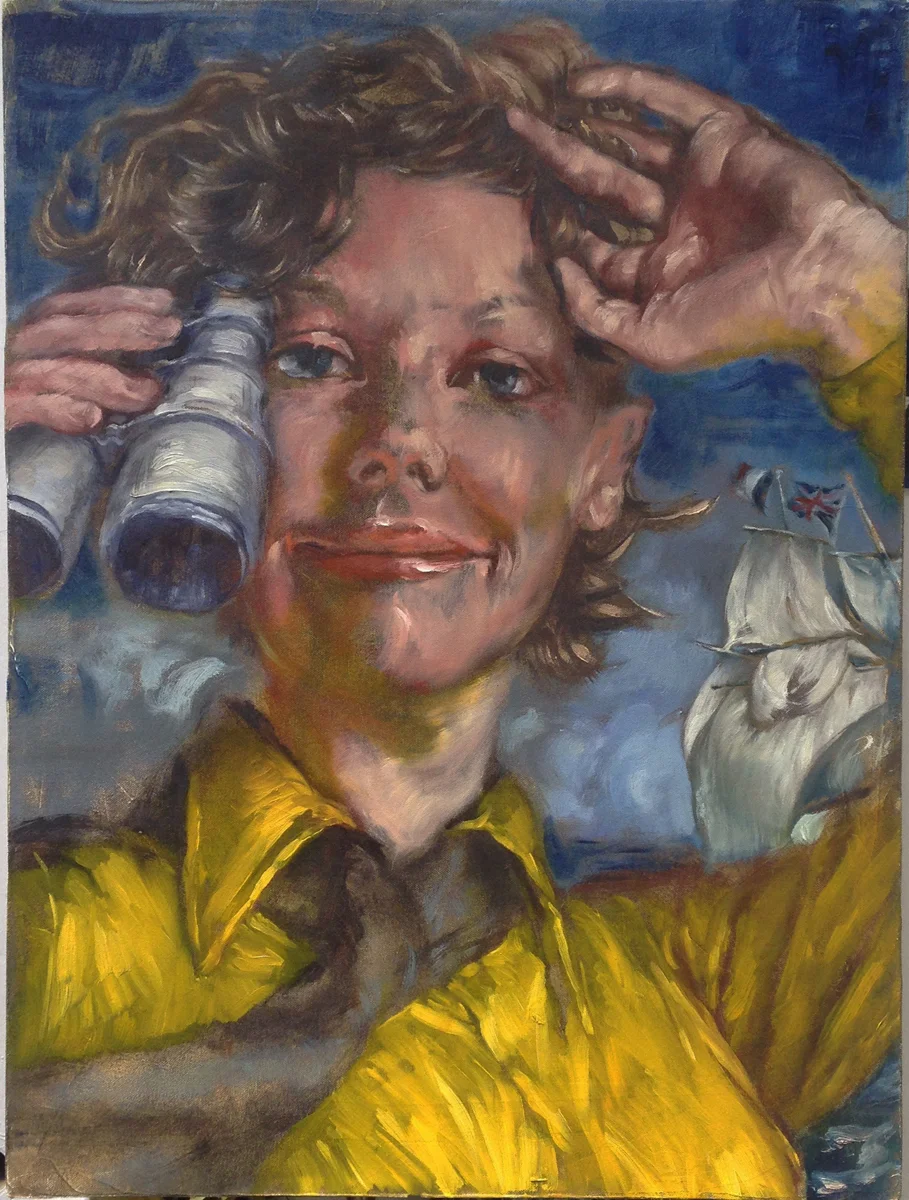 Land Ho , oil on linen
