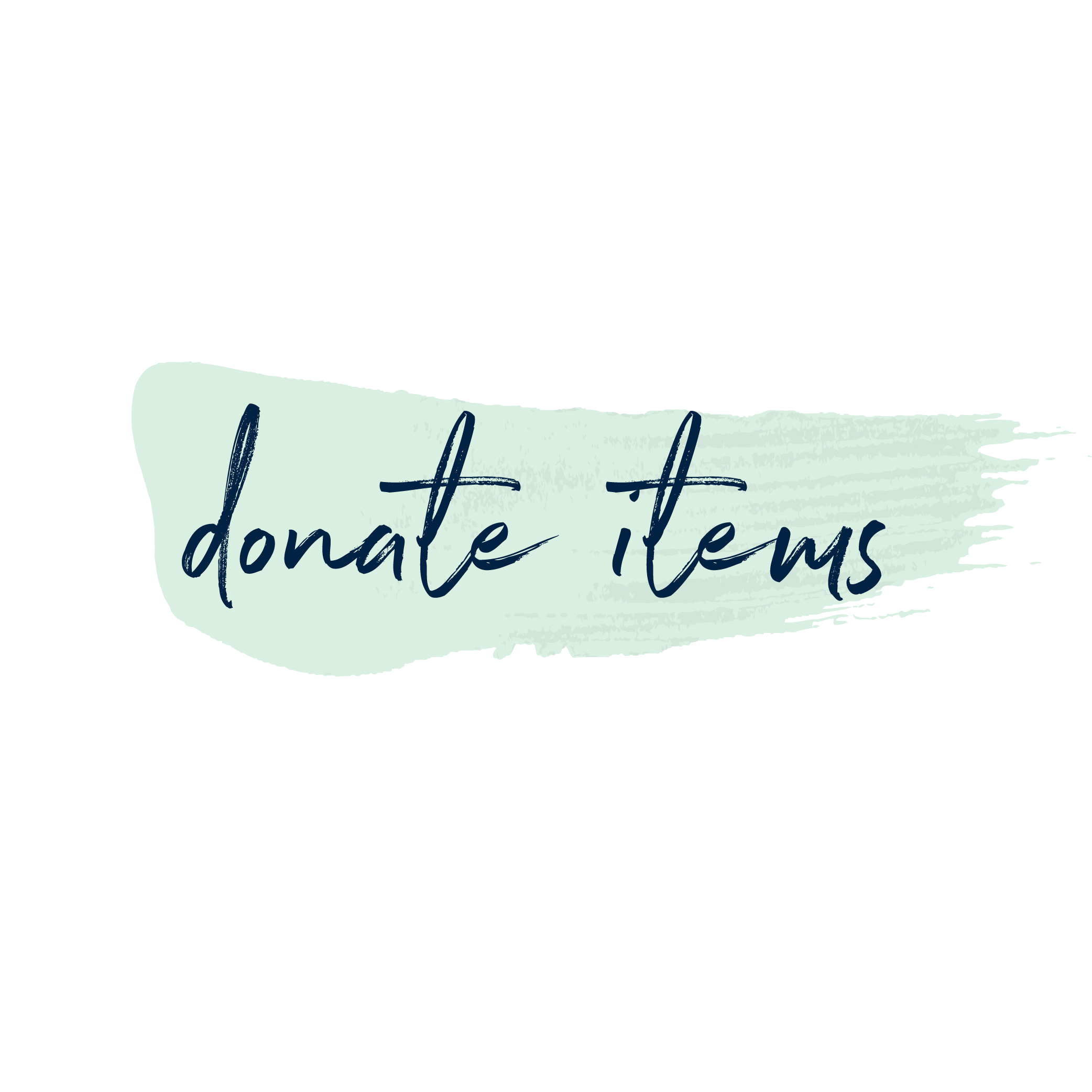 Copy of donate items