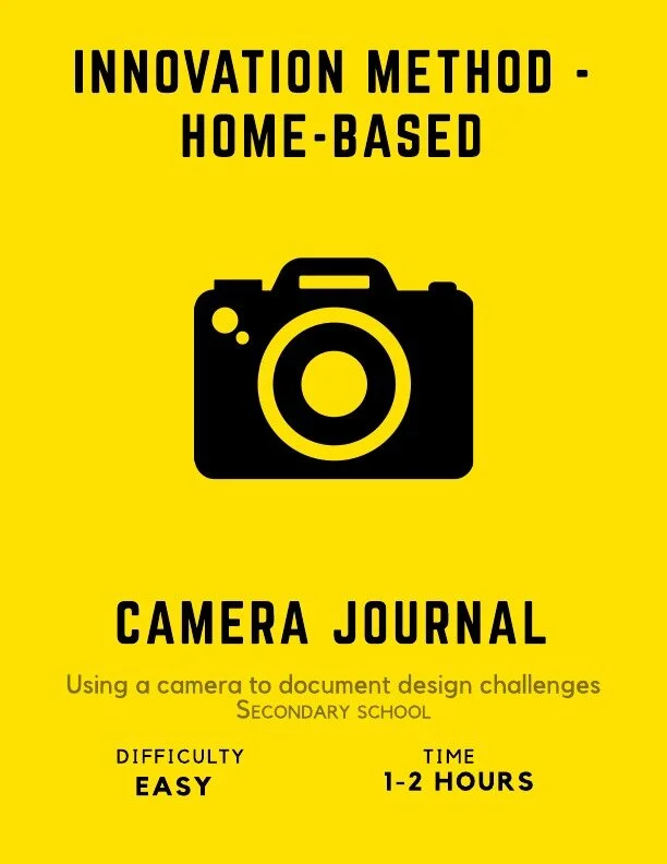 Camera Journal (home challenge for schools closed for coronavirus)(3 pages)