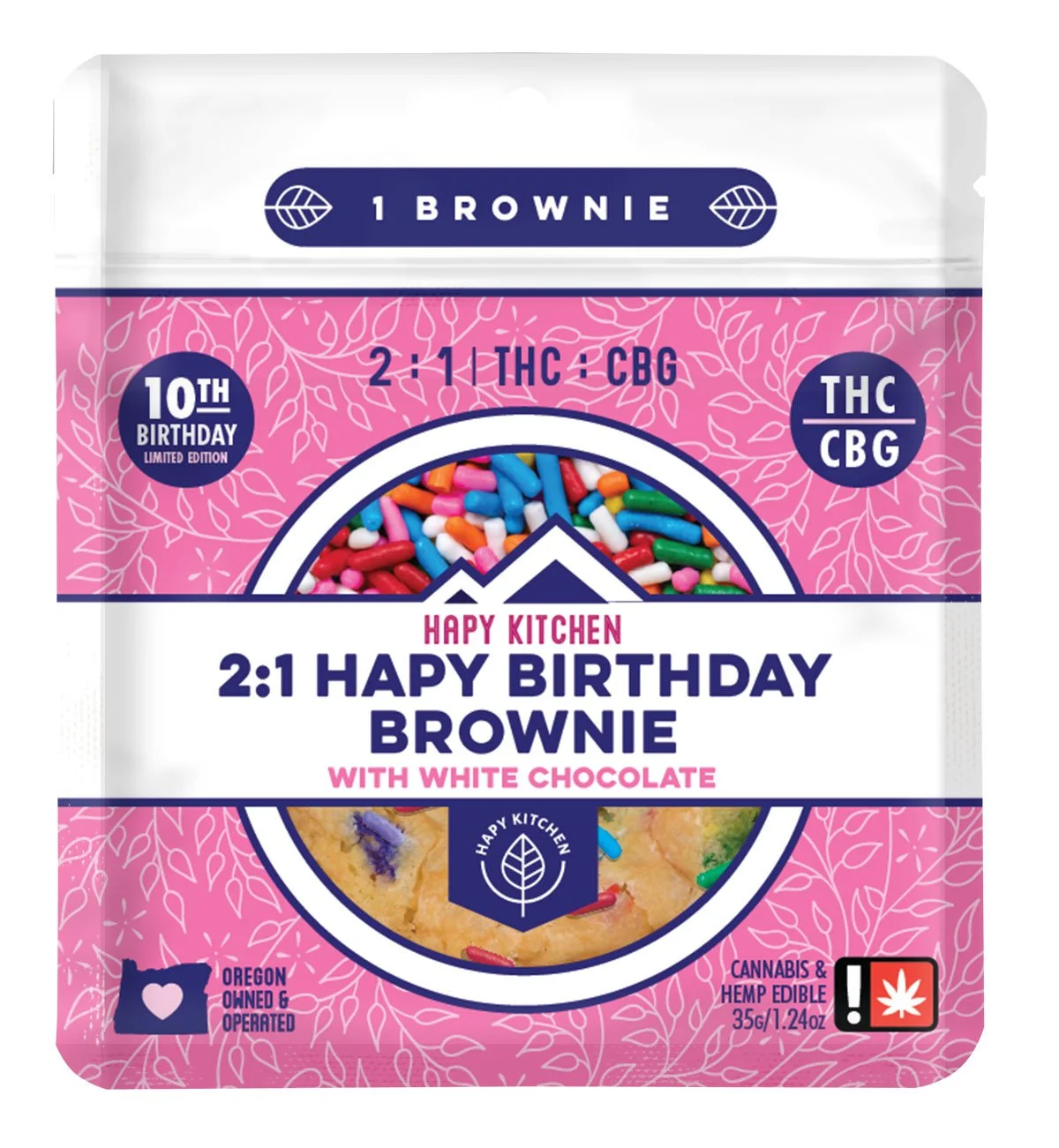 2:1 Hapy Birthday Brownie THC:CBG