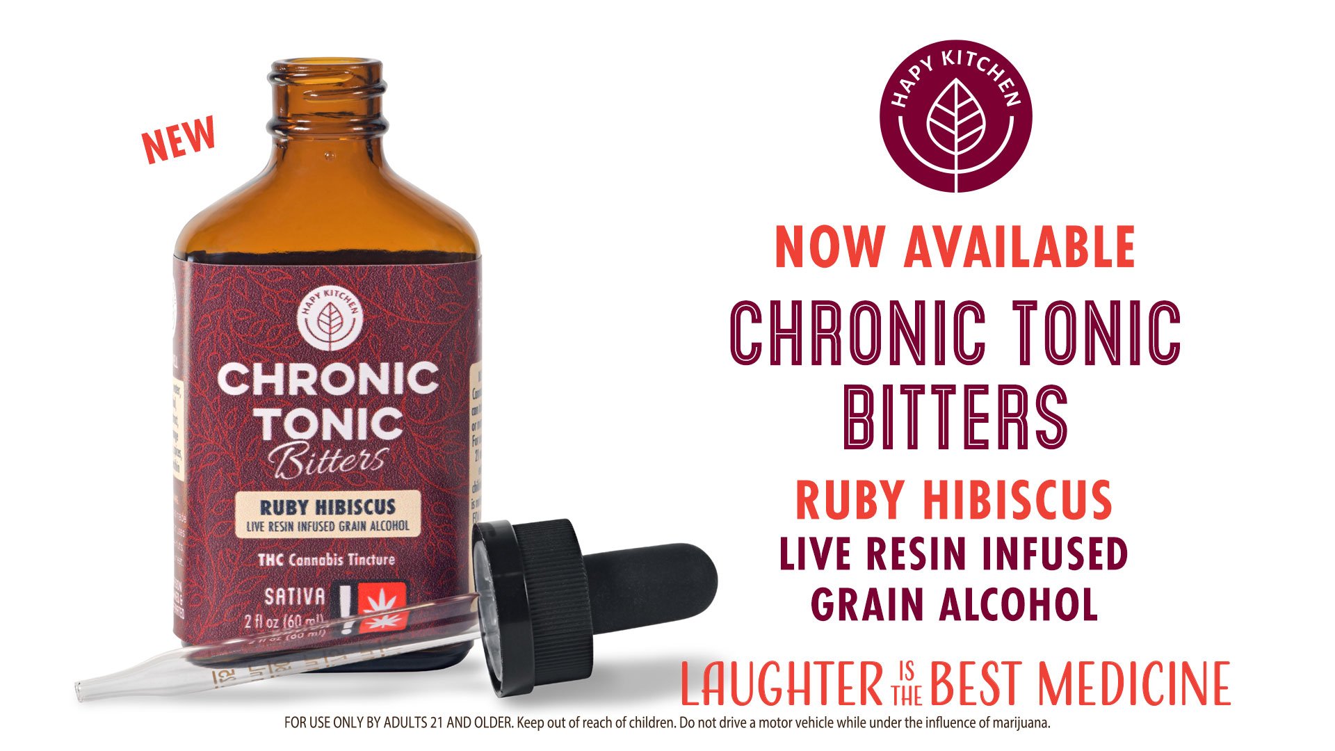 Chronic Tonic Ruby Hibiscus Bitters