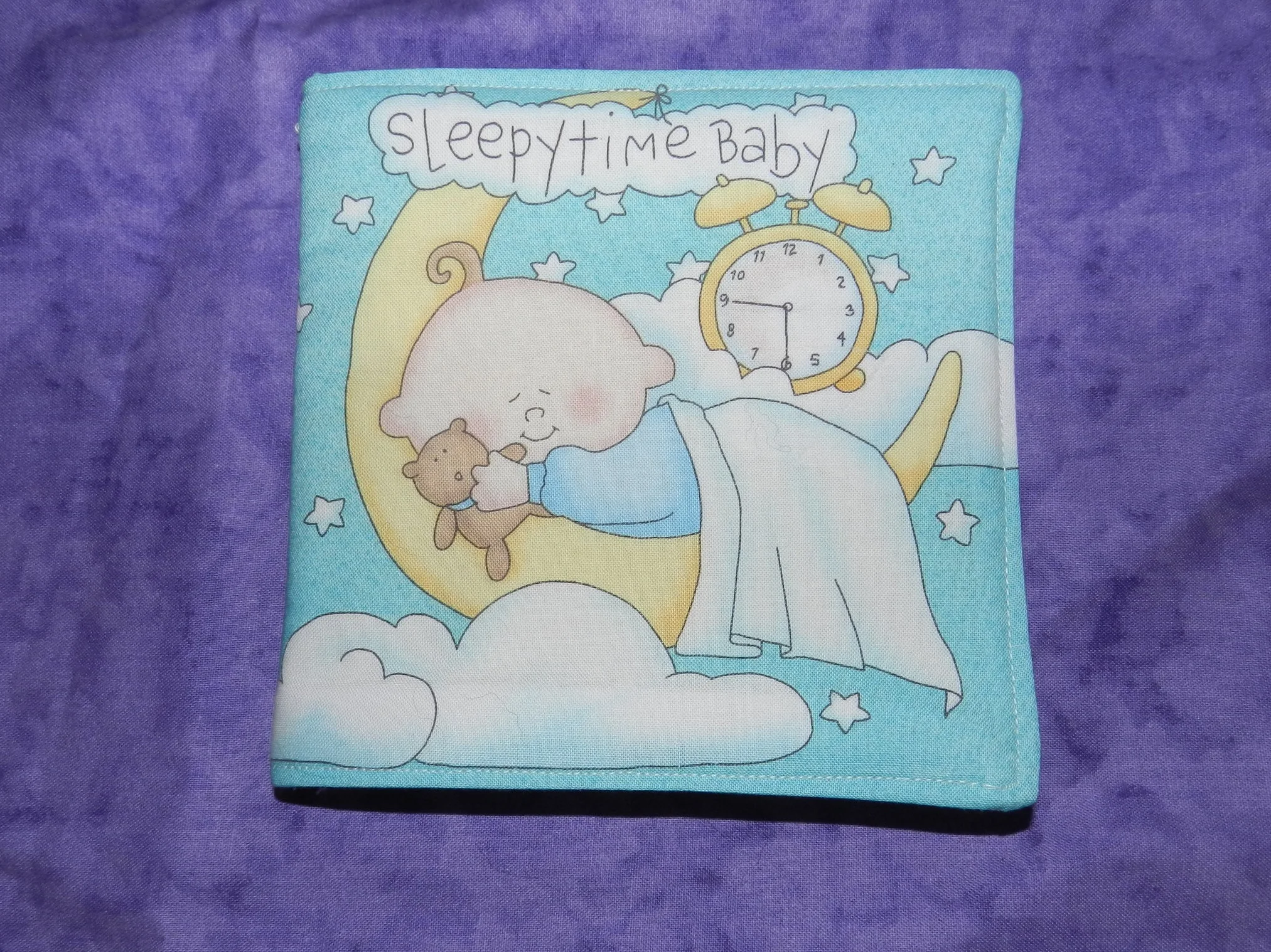 Sweet Pea Sleepy Time Fabric Book  By Studio E