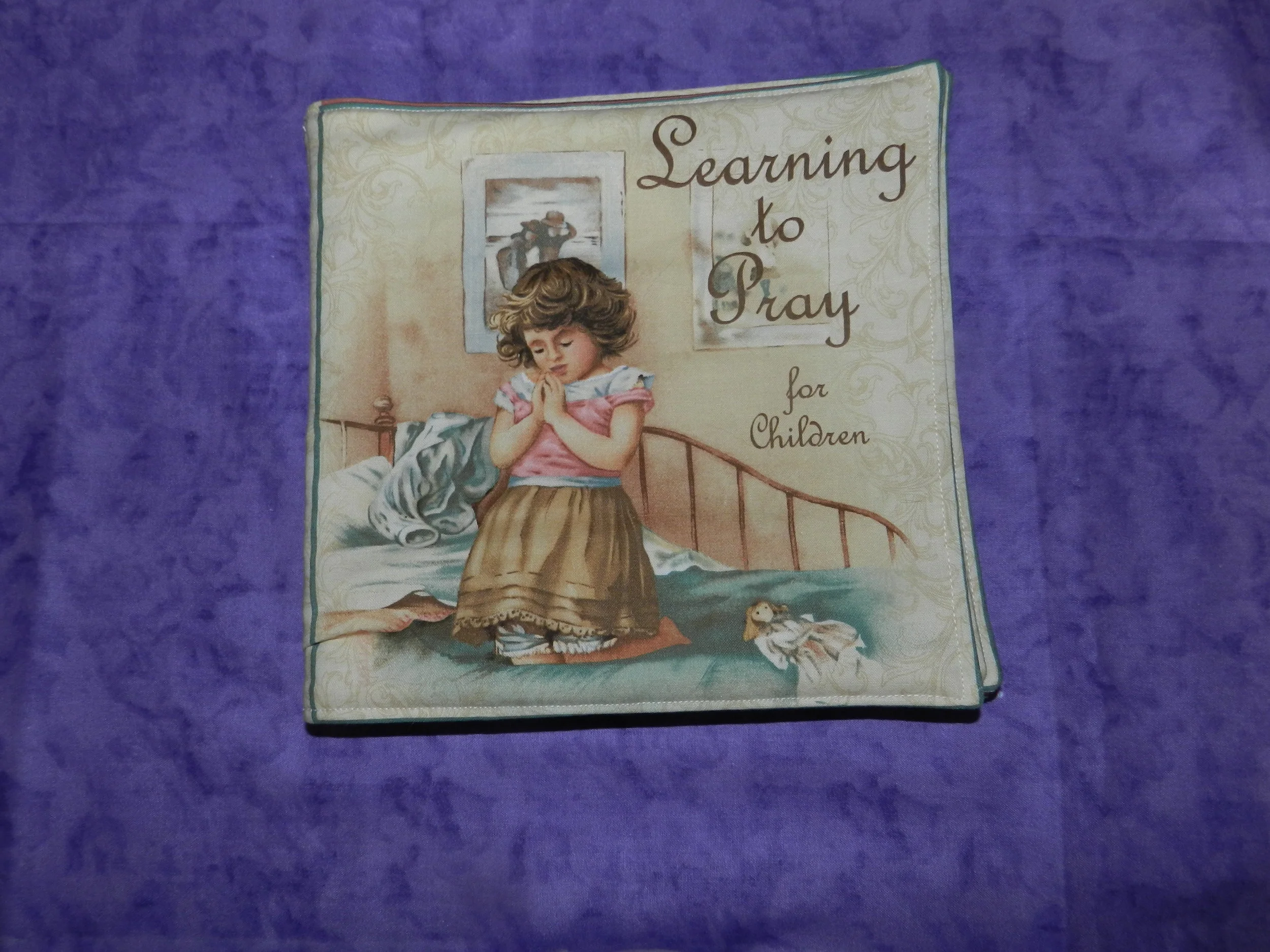 Learning to Pray Fabric Book