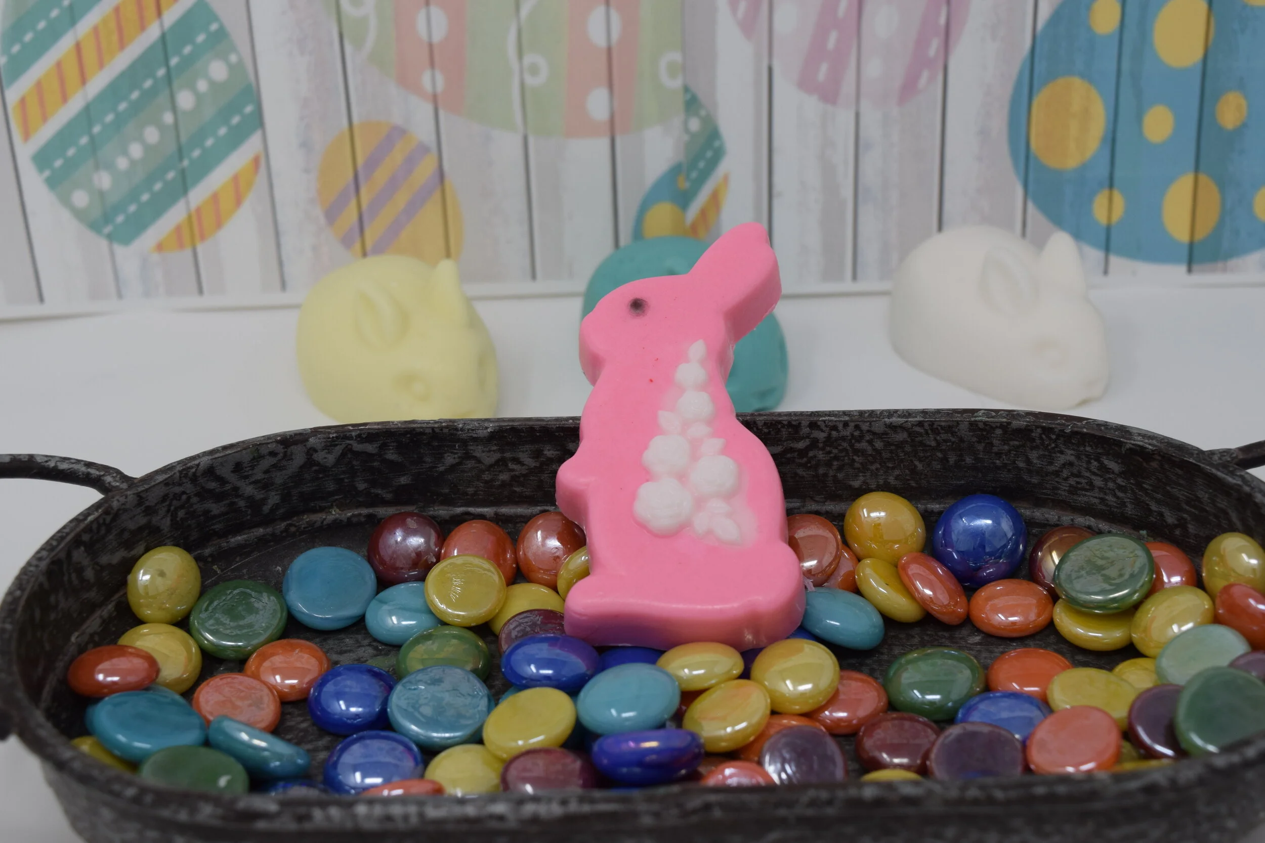 Easter Bunny with Flowers