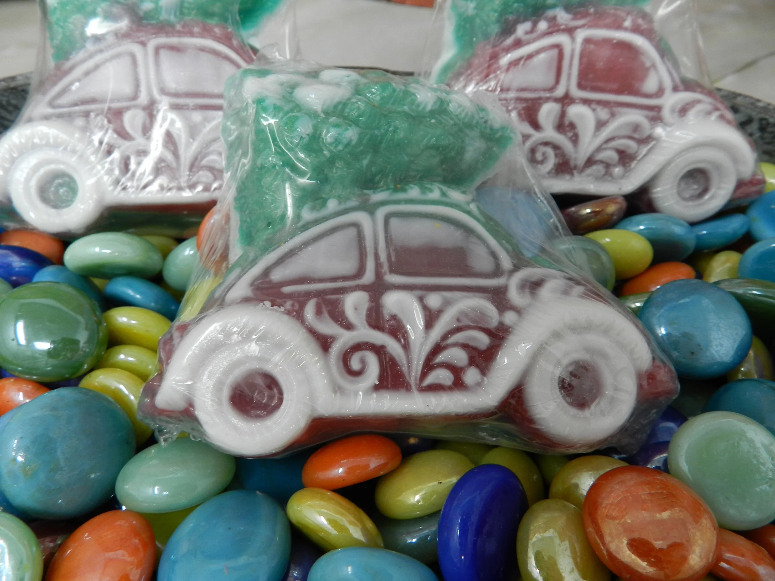 Christmas Tree Riding Home