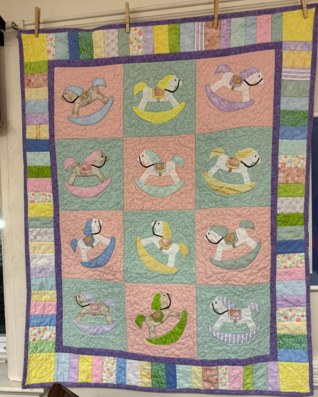 Rocking Horse Baby Quilt
